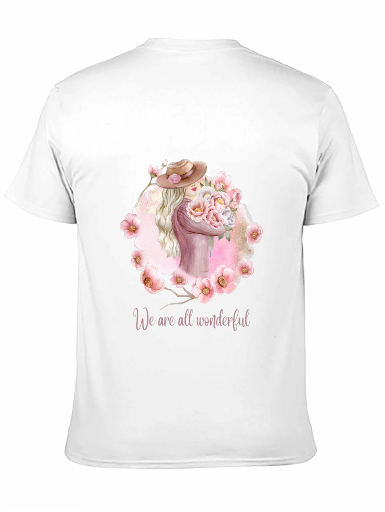 Wonderful Womens T-Shirt - Floral Design