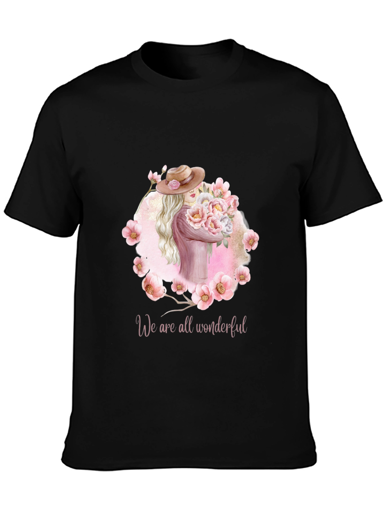 Wonderful Womens T-Shirt - Floral Design