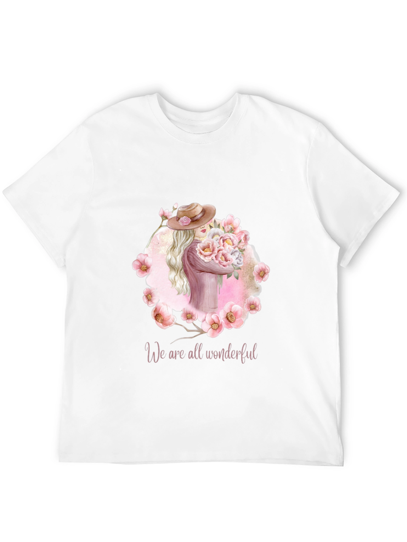 Wonderful Womens T-Shirt - Floral Design