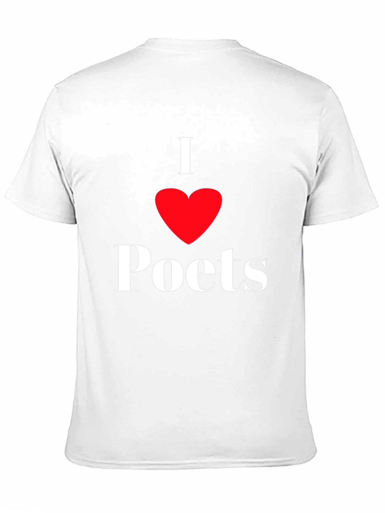 I Heart Poets Black T-Shirt