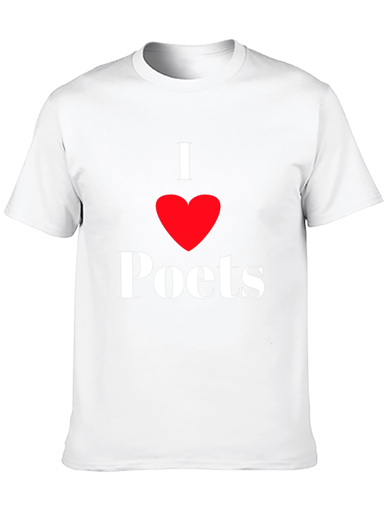 I Heart Poets Black T-Shirt