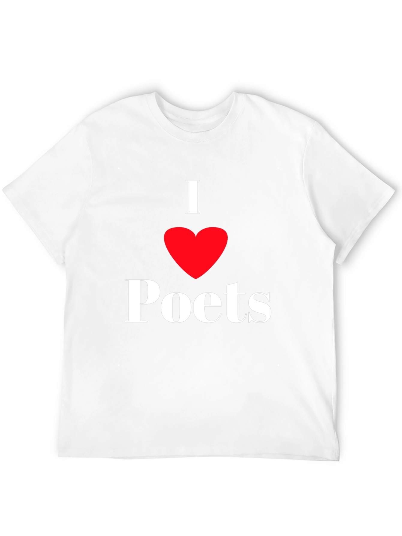 I Heart Poets Black T-Shirt