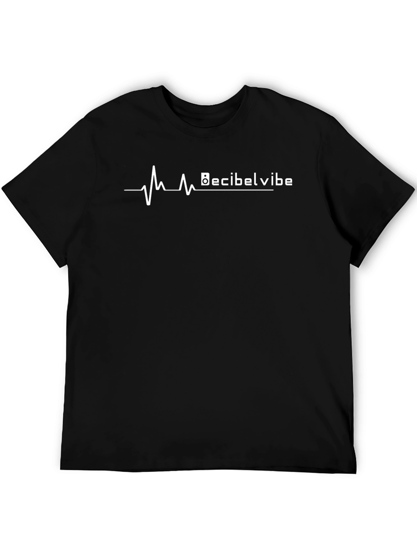 Decibel Vibe Graphic Tee - Black Cotton T-Shirt