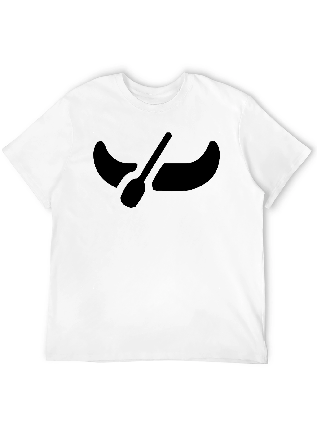 Canoe Paddle Graphic Tee - Black