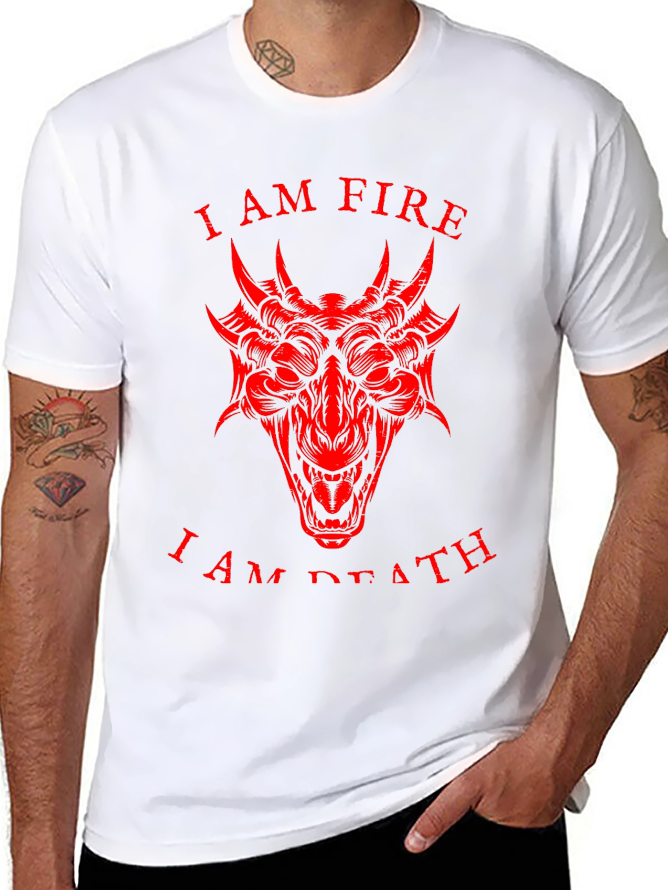 I Am Fire I Am Death Graphic Tee