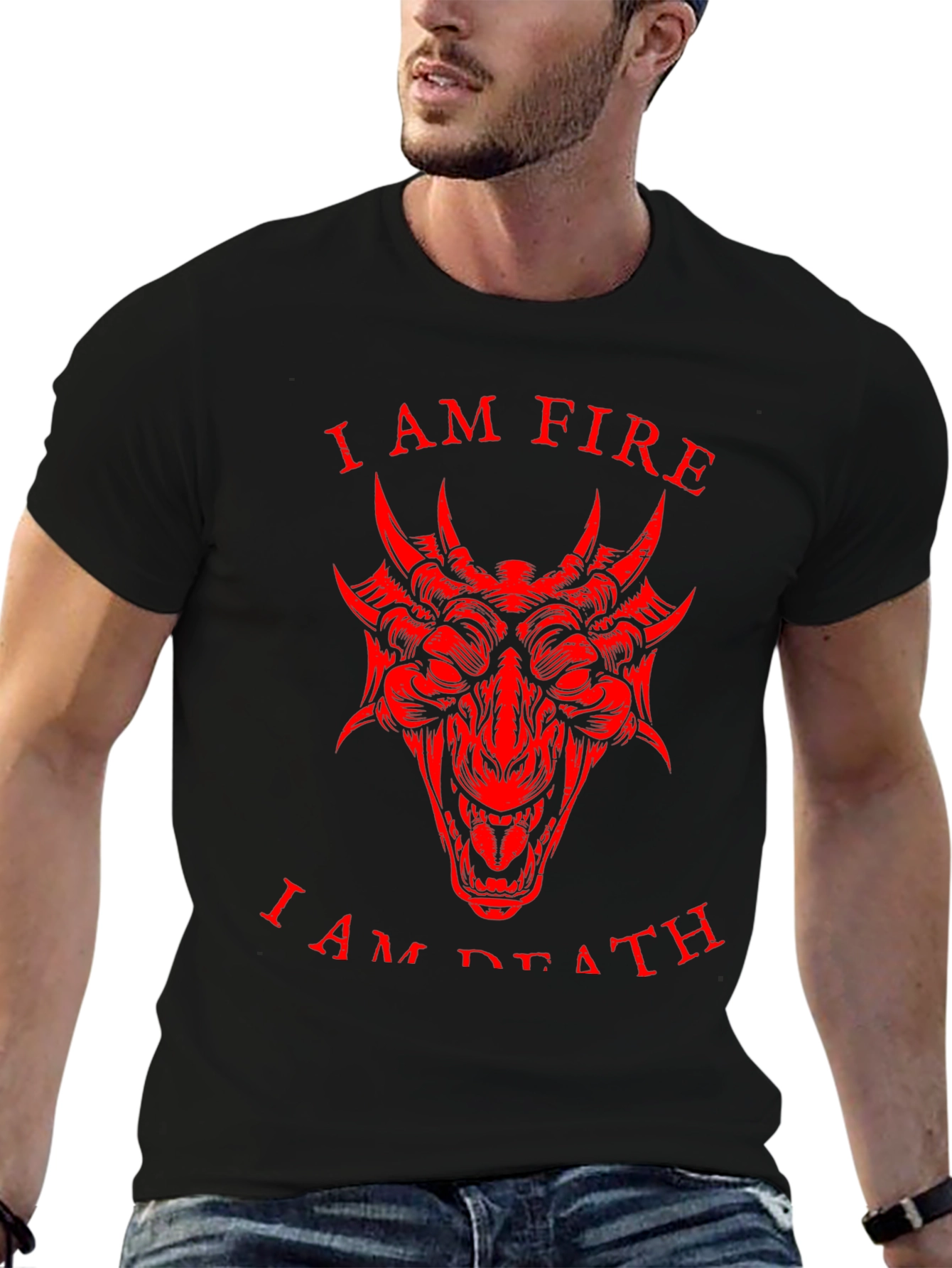 I Am Fire I Am Death Graphic Tee