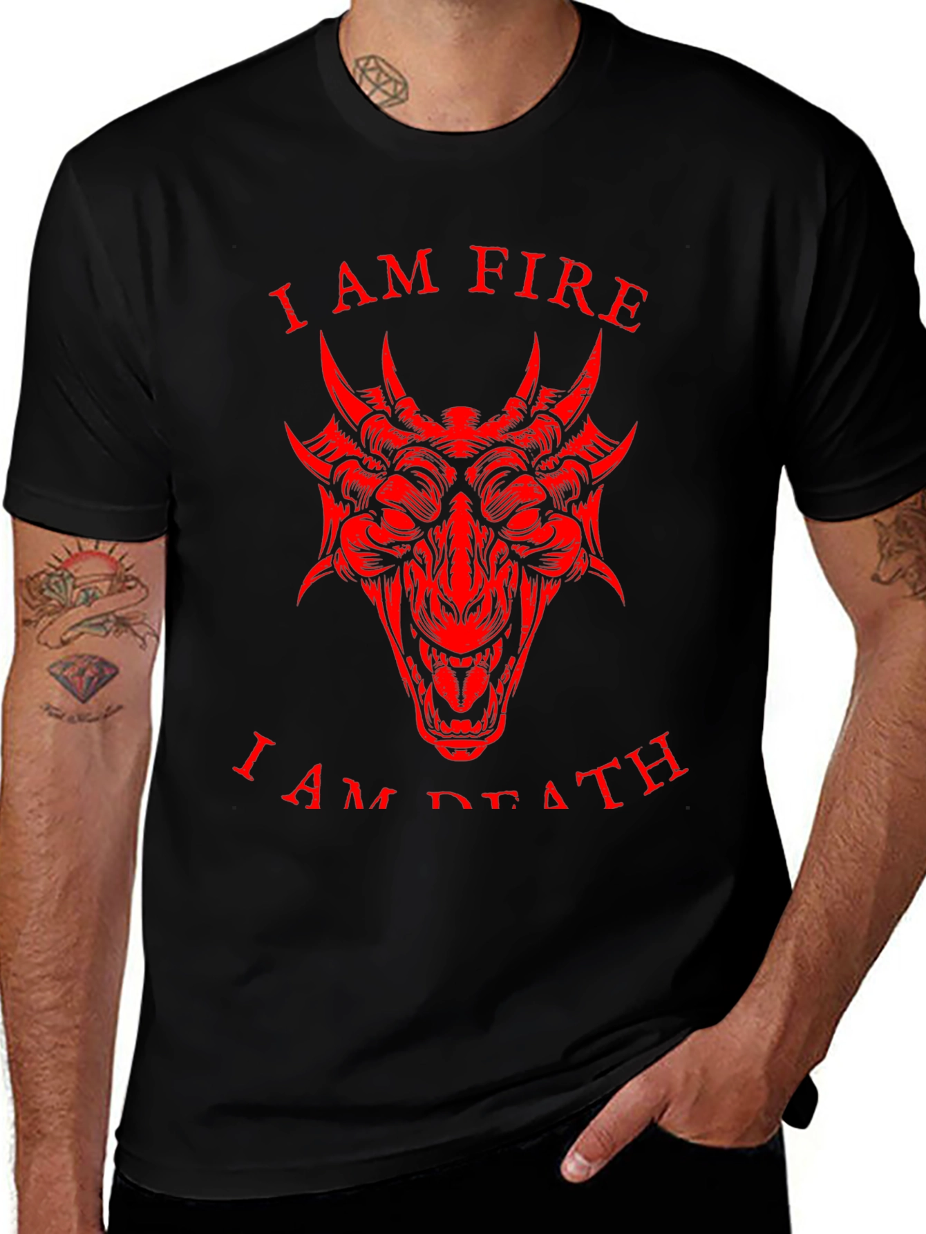 I Am Fire I Am Death Graphic Tee