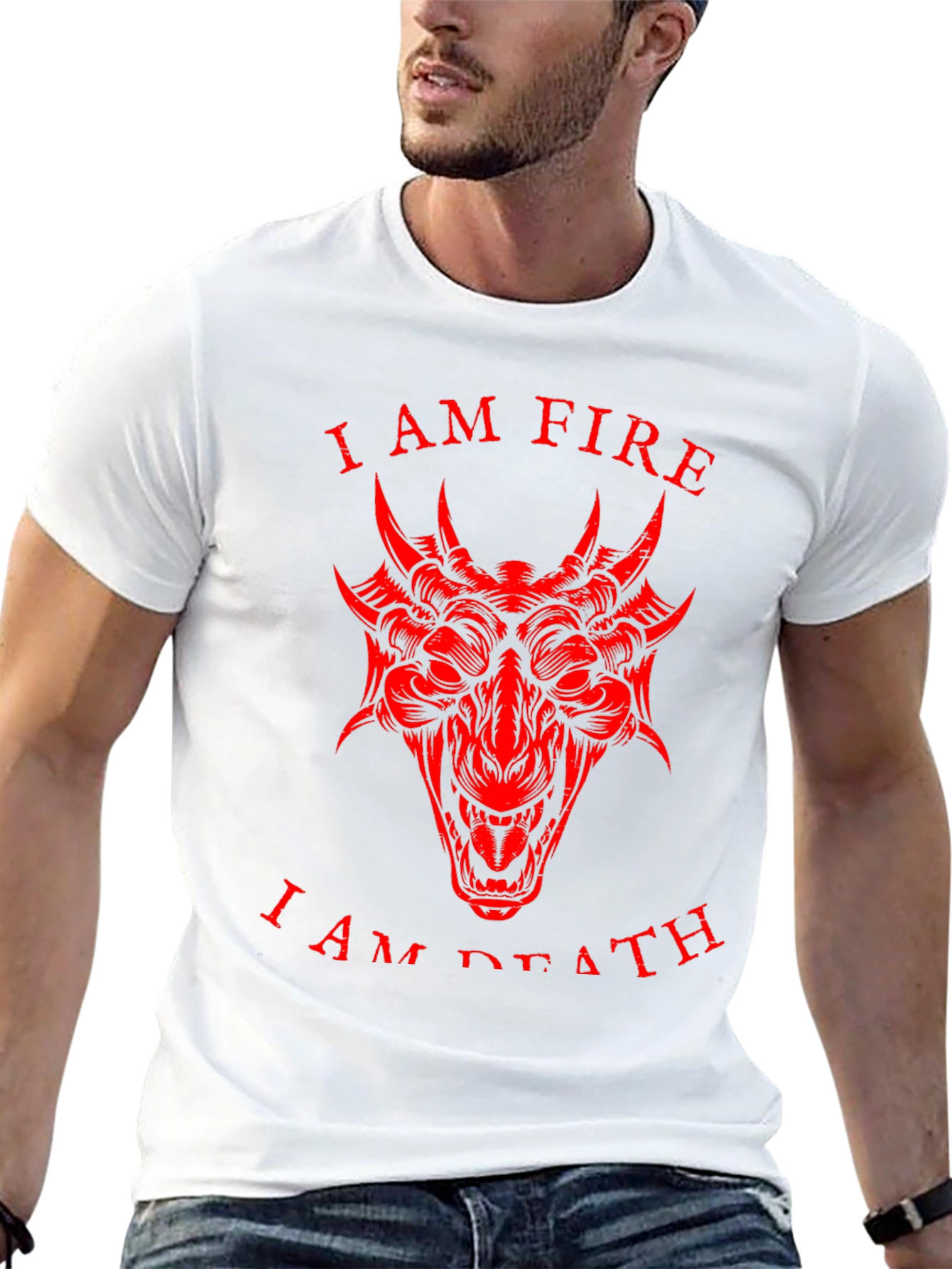 I Am Fire I Am Death Graphic Tee