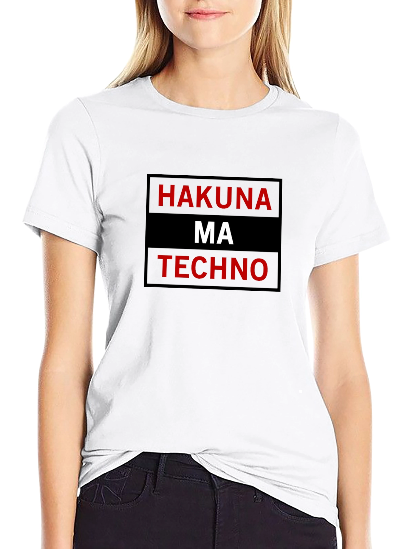 Hakuna Ma Techno T-Shirt - Black