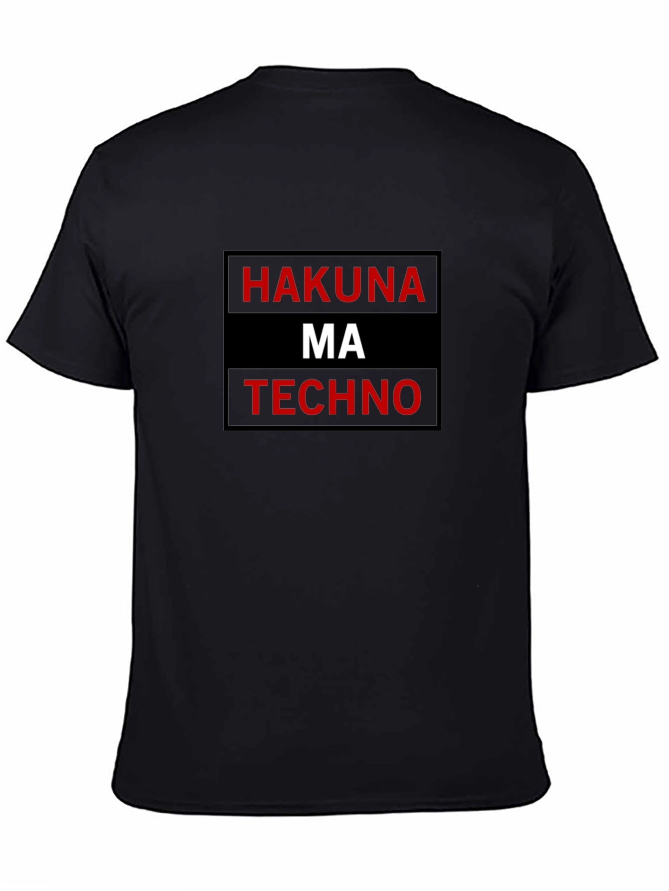Hakuna Ma Techno T-Shirt - Black