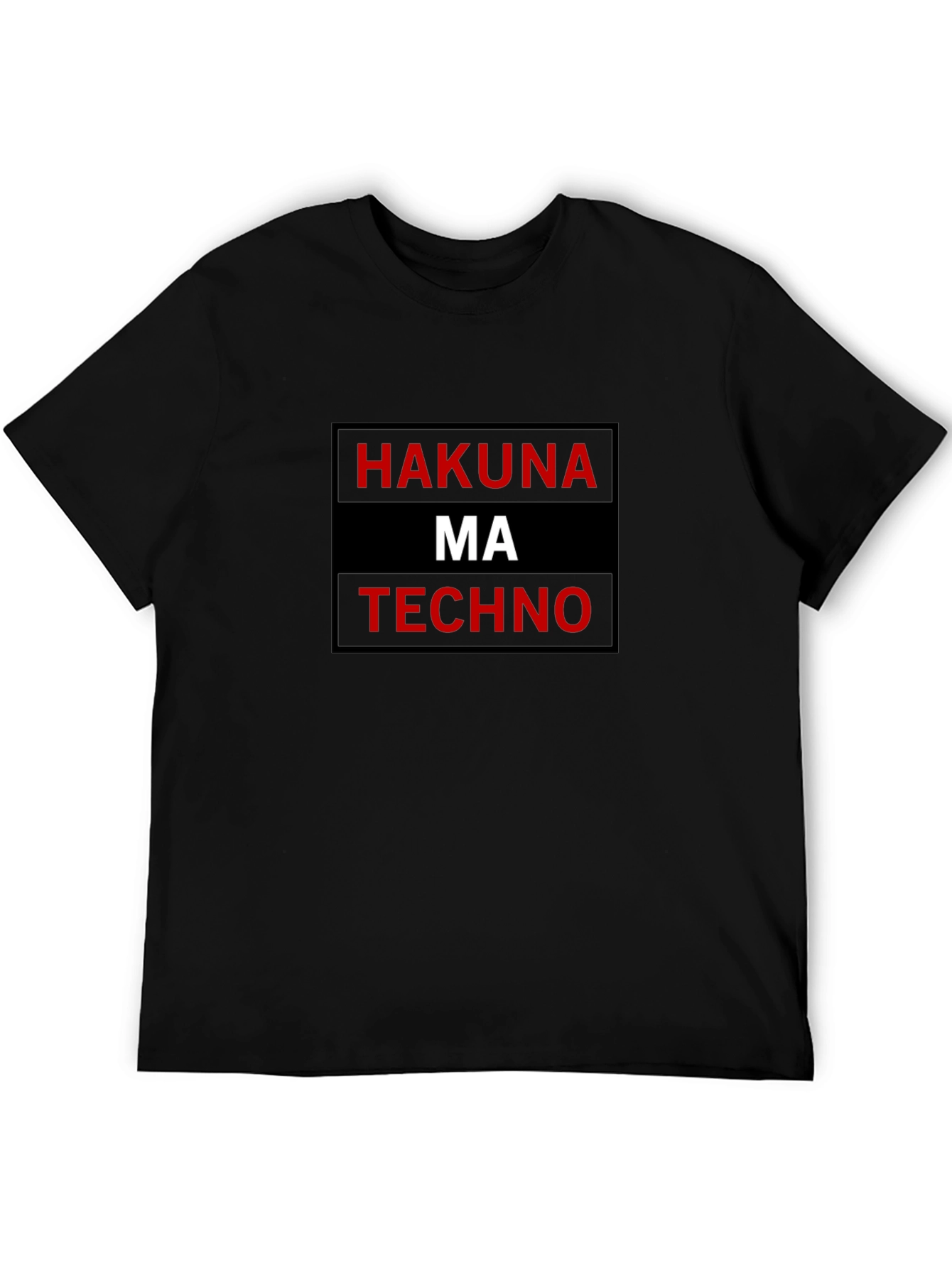 Hakuna Ma Techno T-Shirt - Black