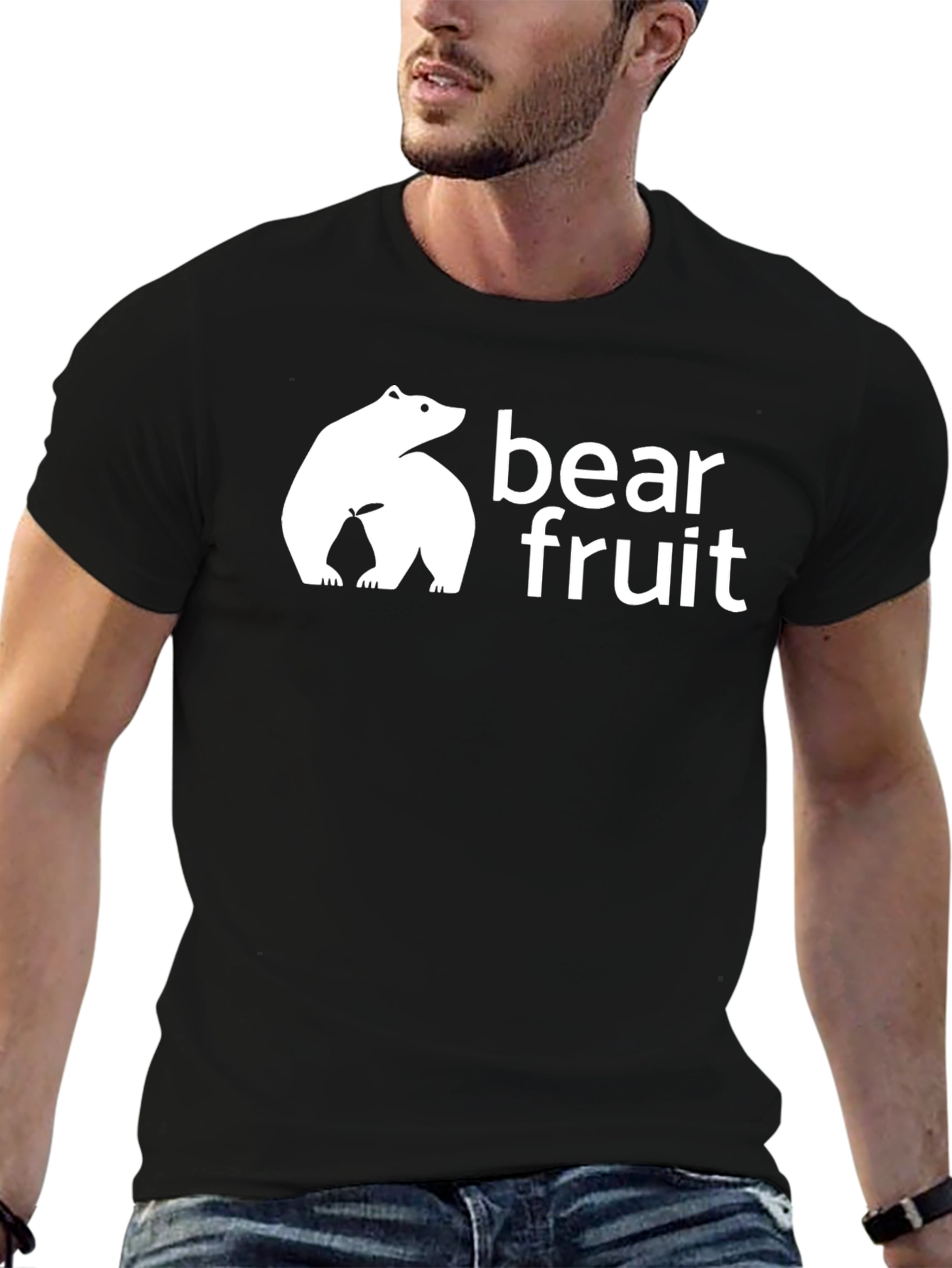 Bear Fruit Graphic T-Shirt - Funny Design
