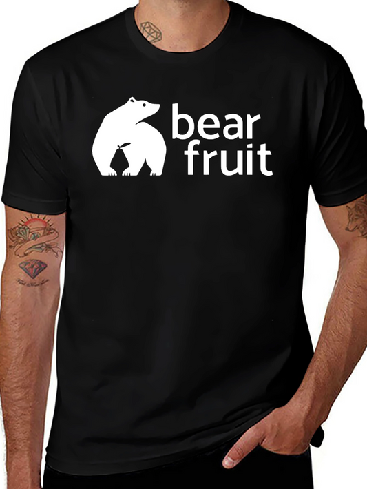 Bear Fruit Graphic T-Shirt - Funny Design