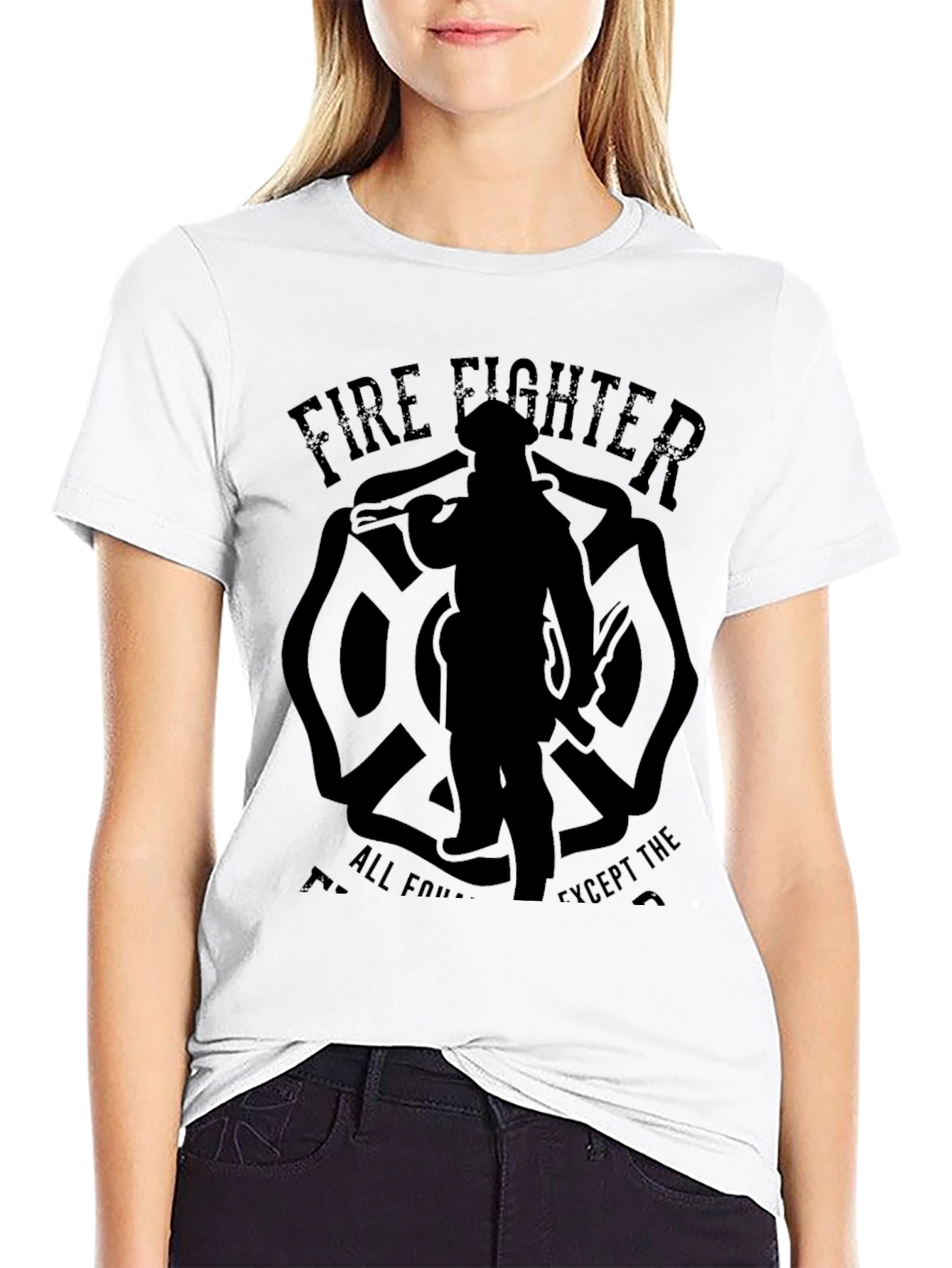 Firefighter T-Shirt - All Four Except The...
