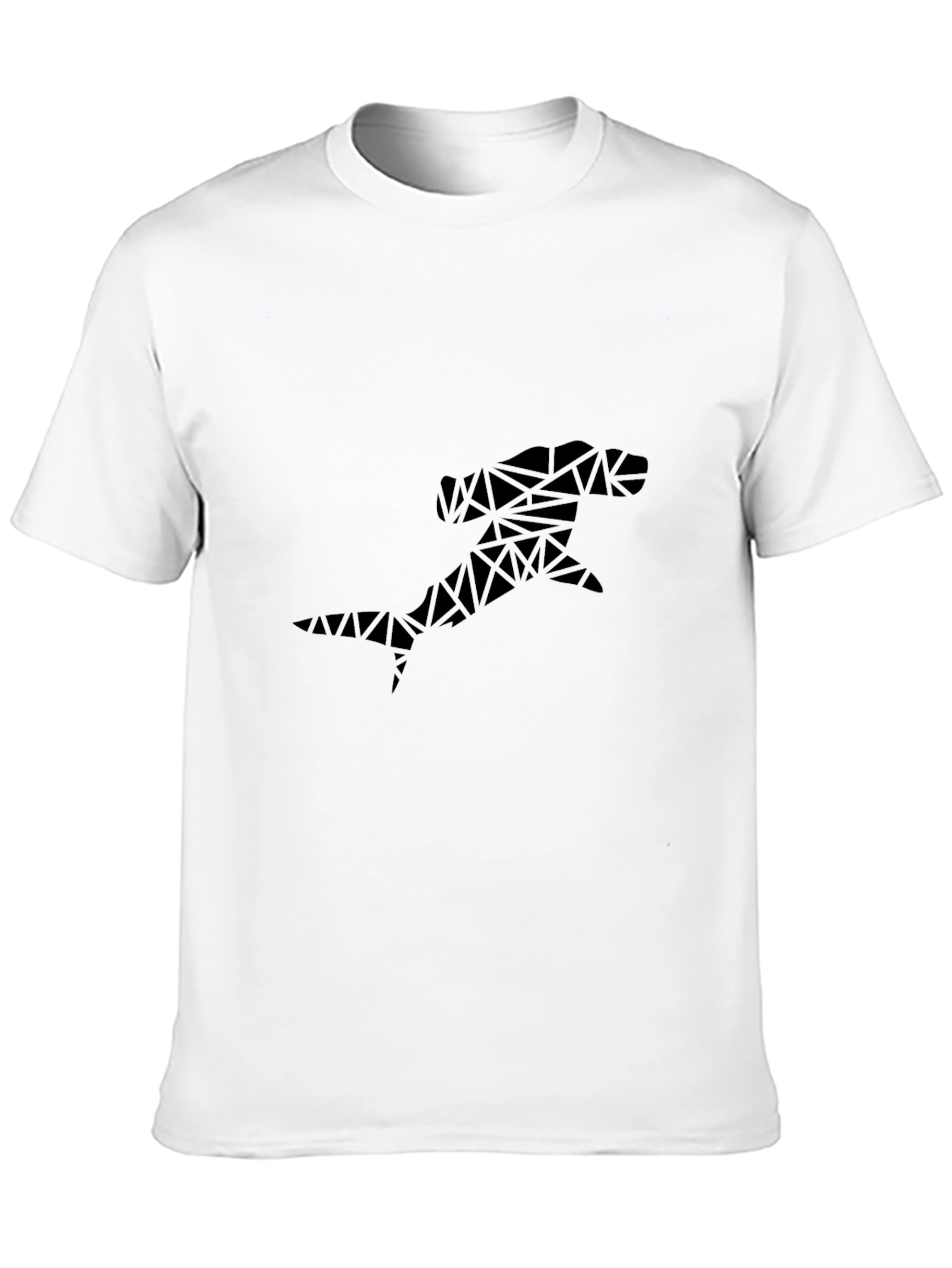 Geometric Hammerhead Shark Graphic Tee