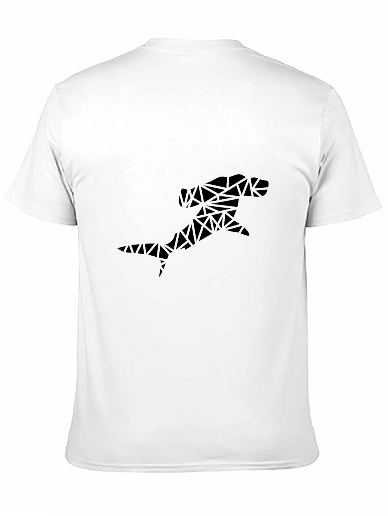Geometric Hammerhead Shark Graphic Tee