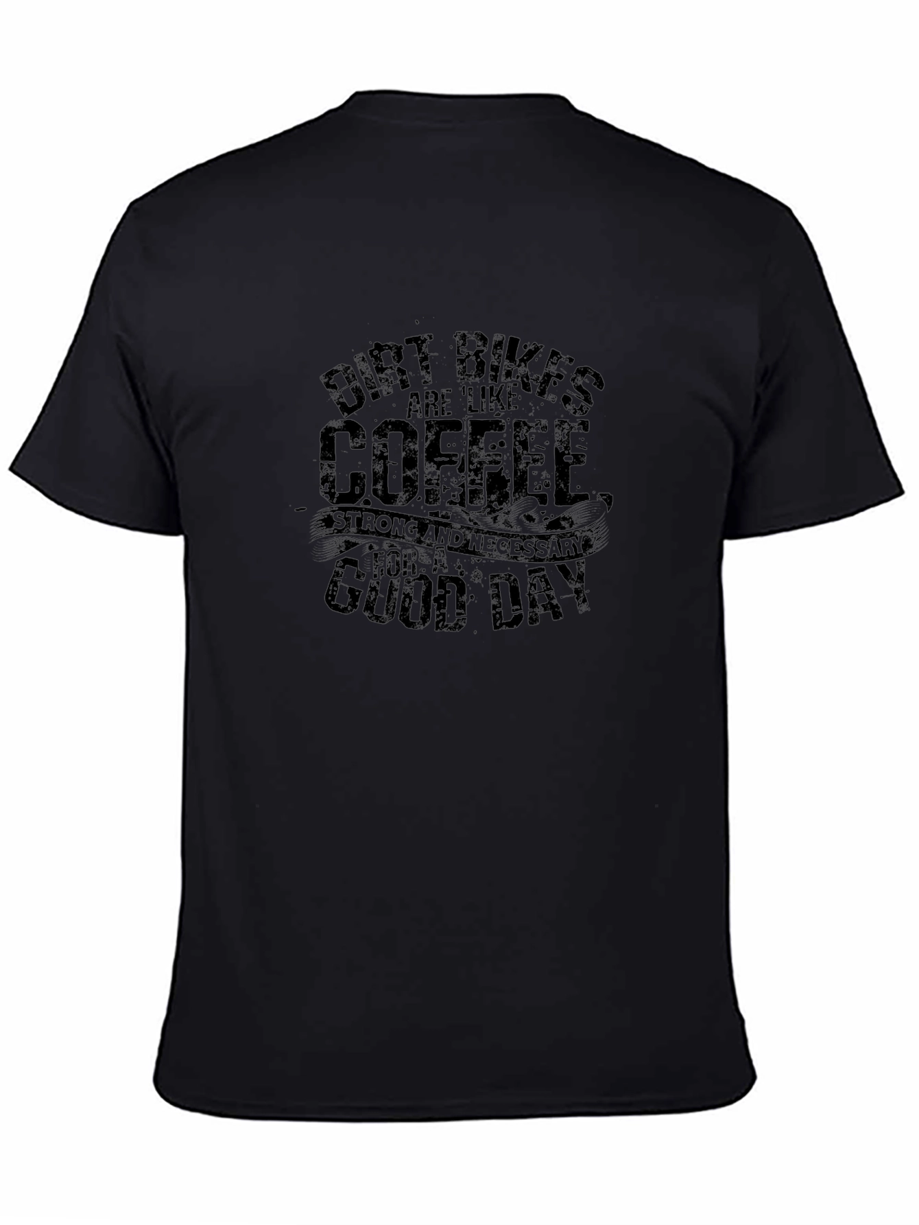 Dirt Bikes & Coffee Graphic T-Shirt