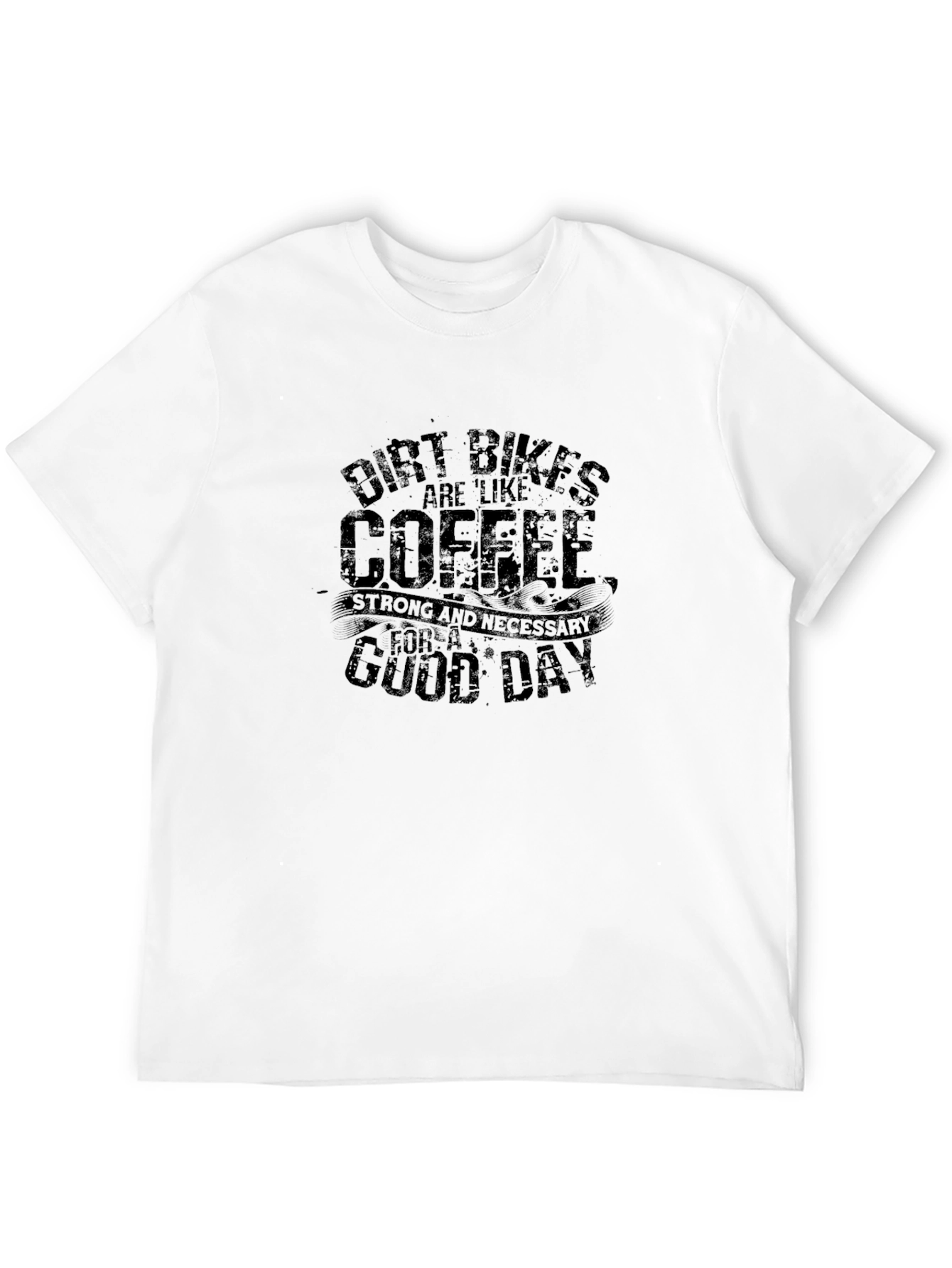 Dirt Bikes & Coffee Graphic T-Shirt