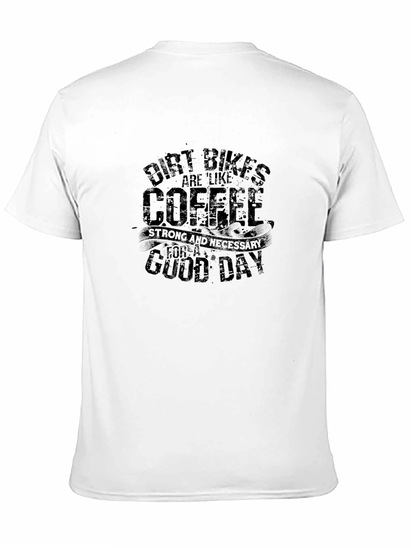 Dirt Bikes & Coffee Graphic T-Shirt