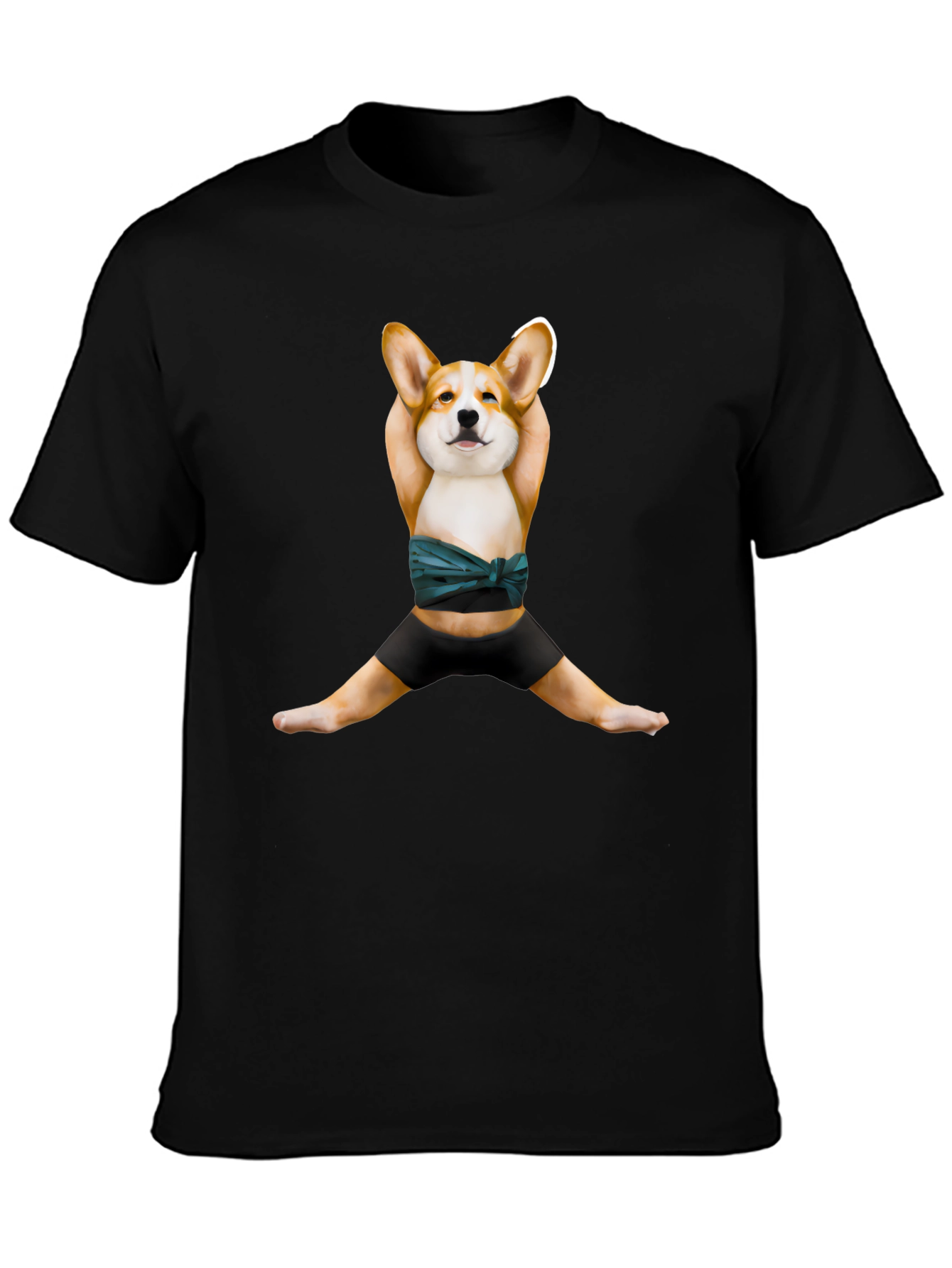 Yoga Corgi T-Shirt - Relaxed Fit