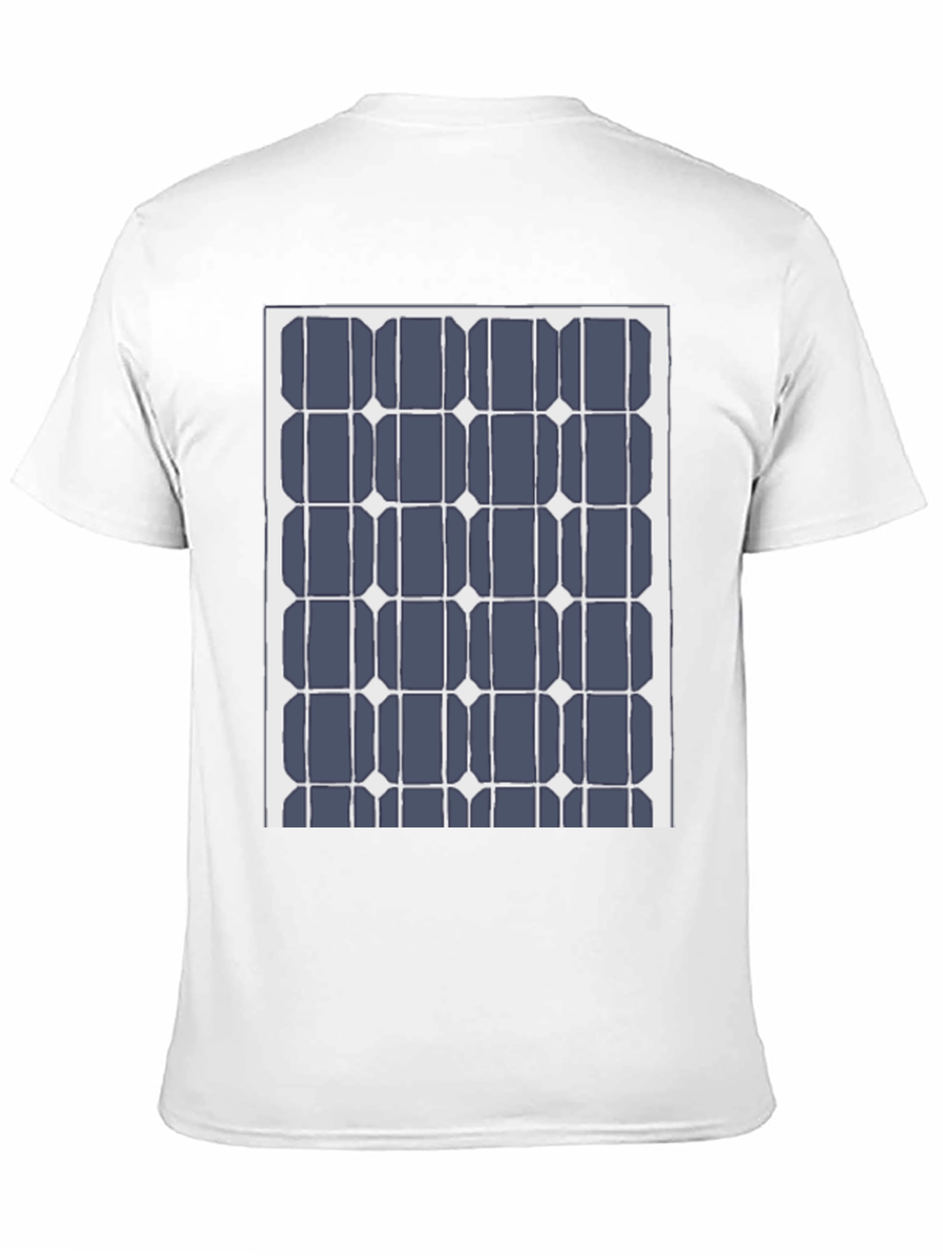 Solar Panel Grid Black Tee