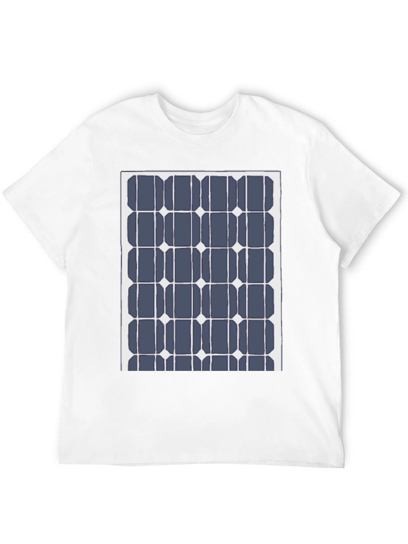 Solar Panel Grid Black Tee
