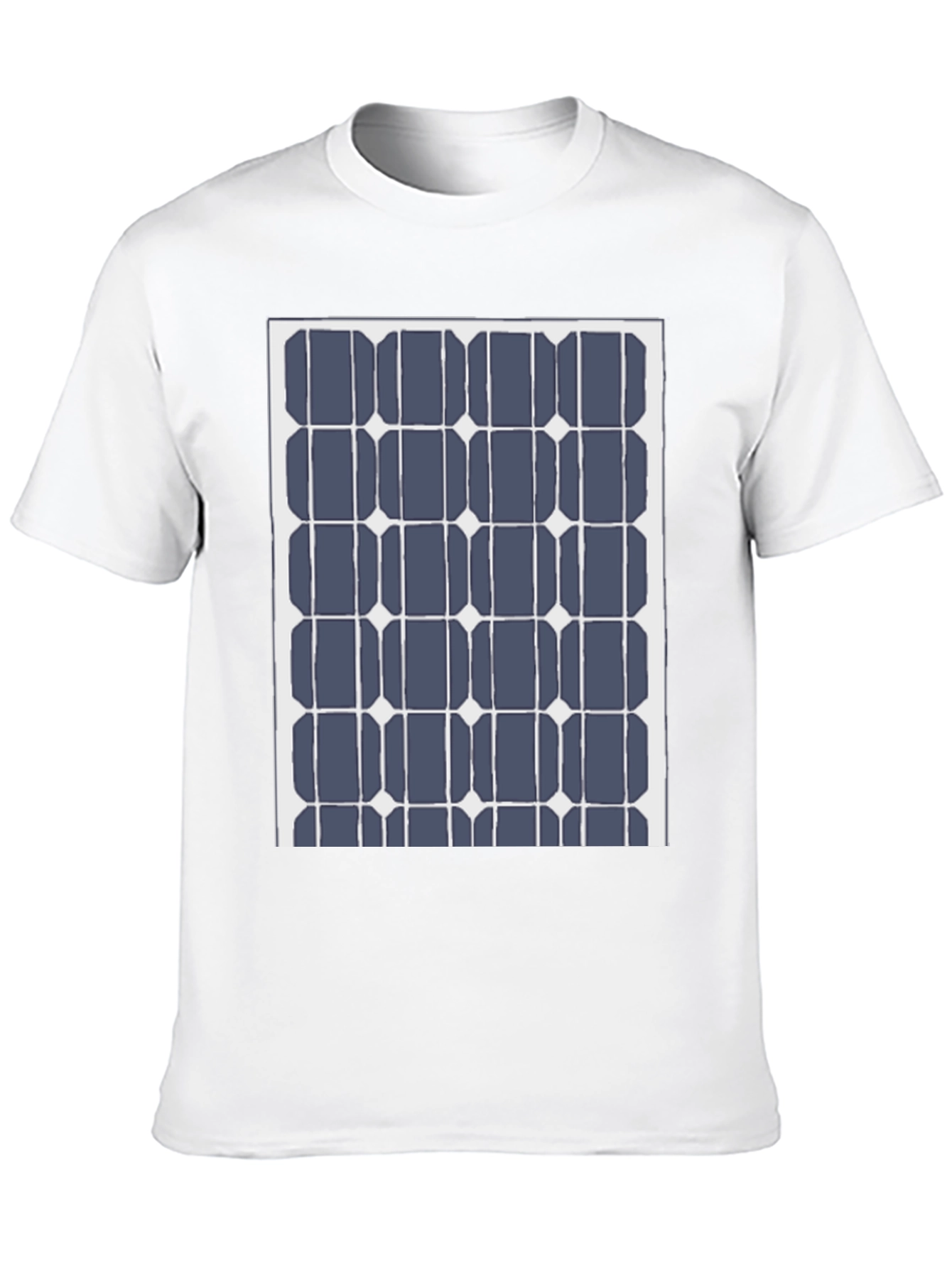 Solar Panel Grid Black Tee
