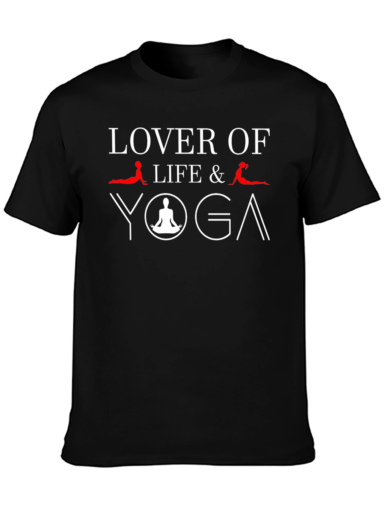 Lover of Life and Yoga Graphic T-Shirt