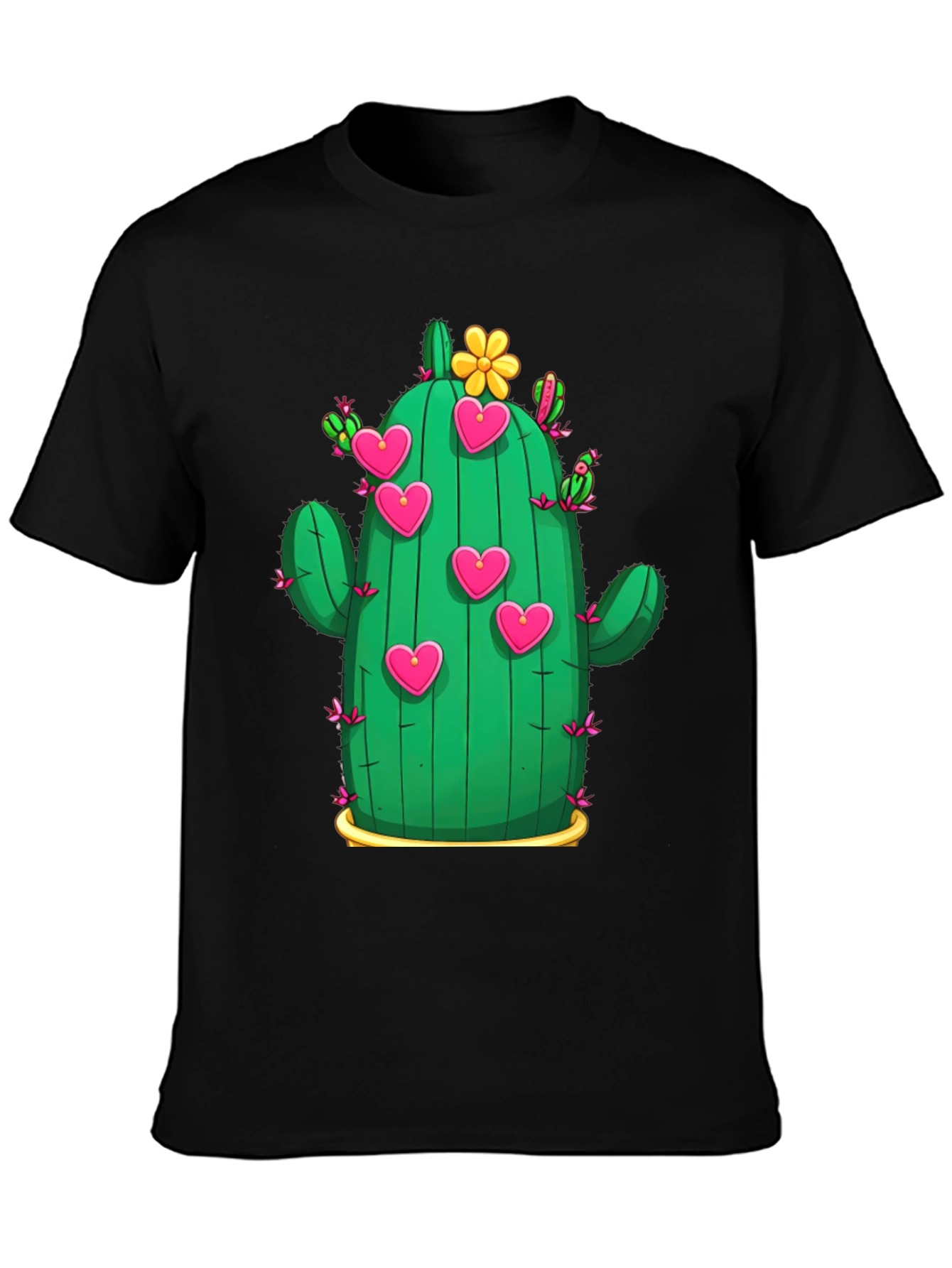 Cactus Heart T-Shirt - Trendy Graphic Tee