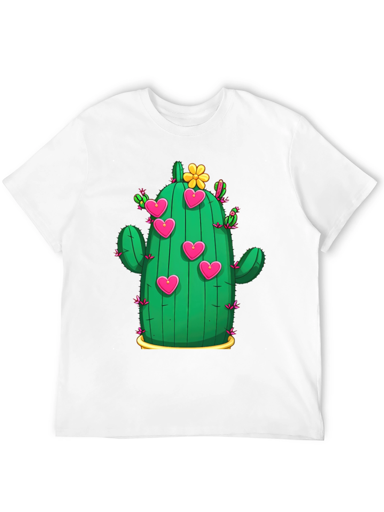 Cactus Heart T-Shirt - Trendy Graphic Tee