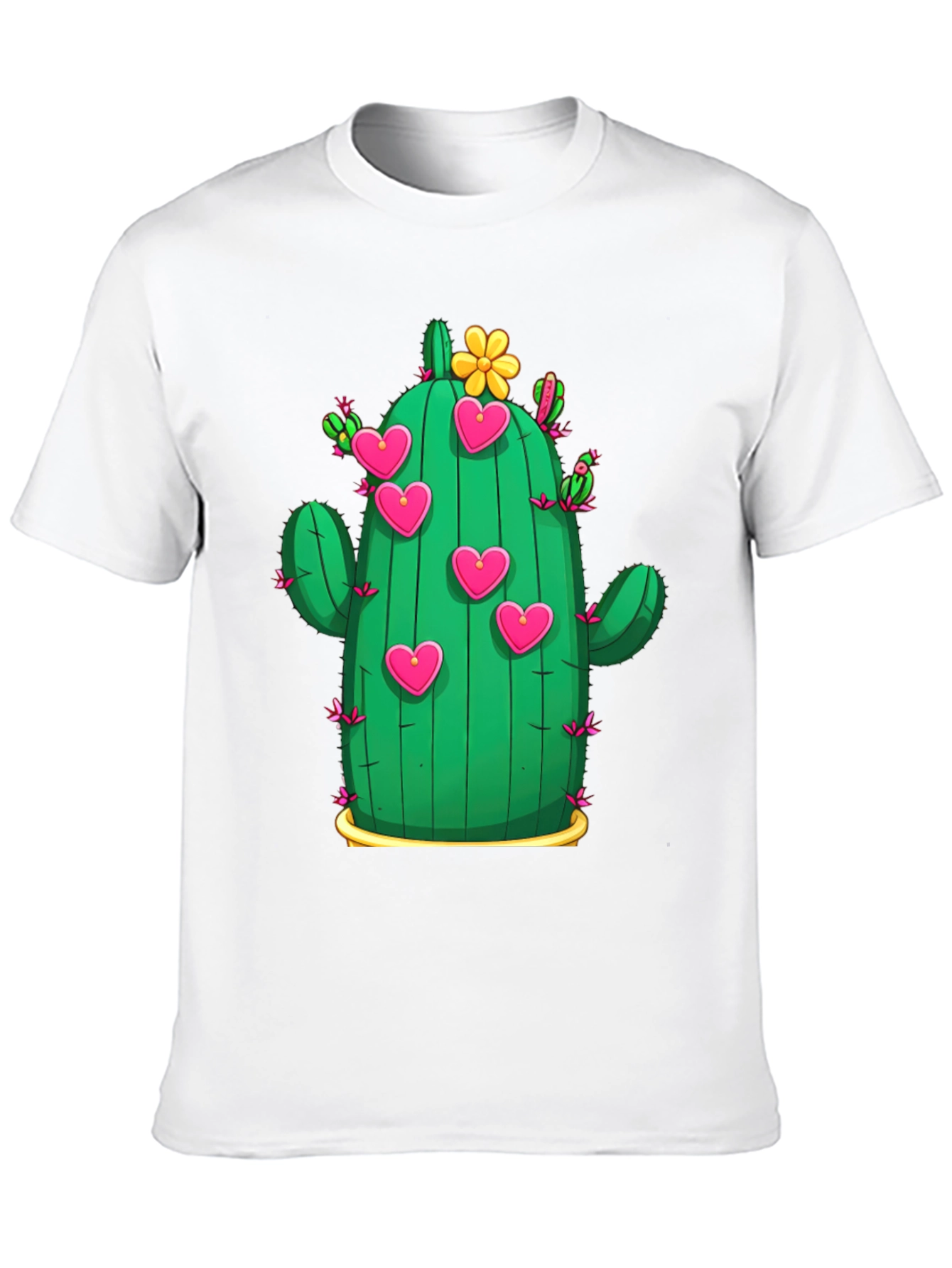 Cactus Heart T-Shirt - Trendy Graphic Tee