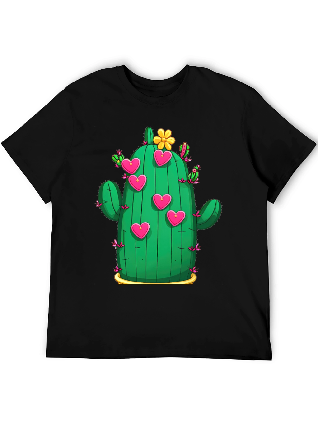 Cactus Heart T-Shirt - Trendy Graphic Tee