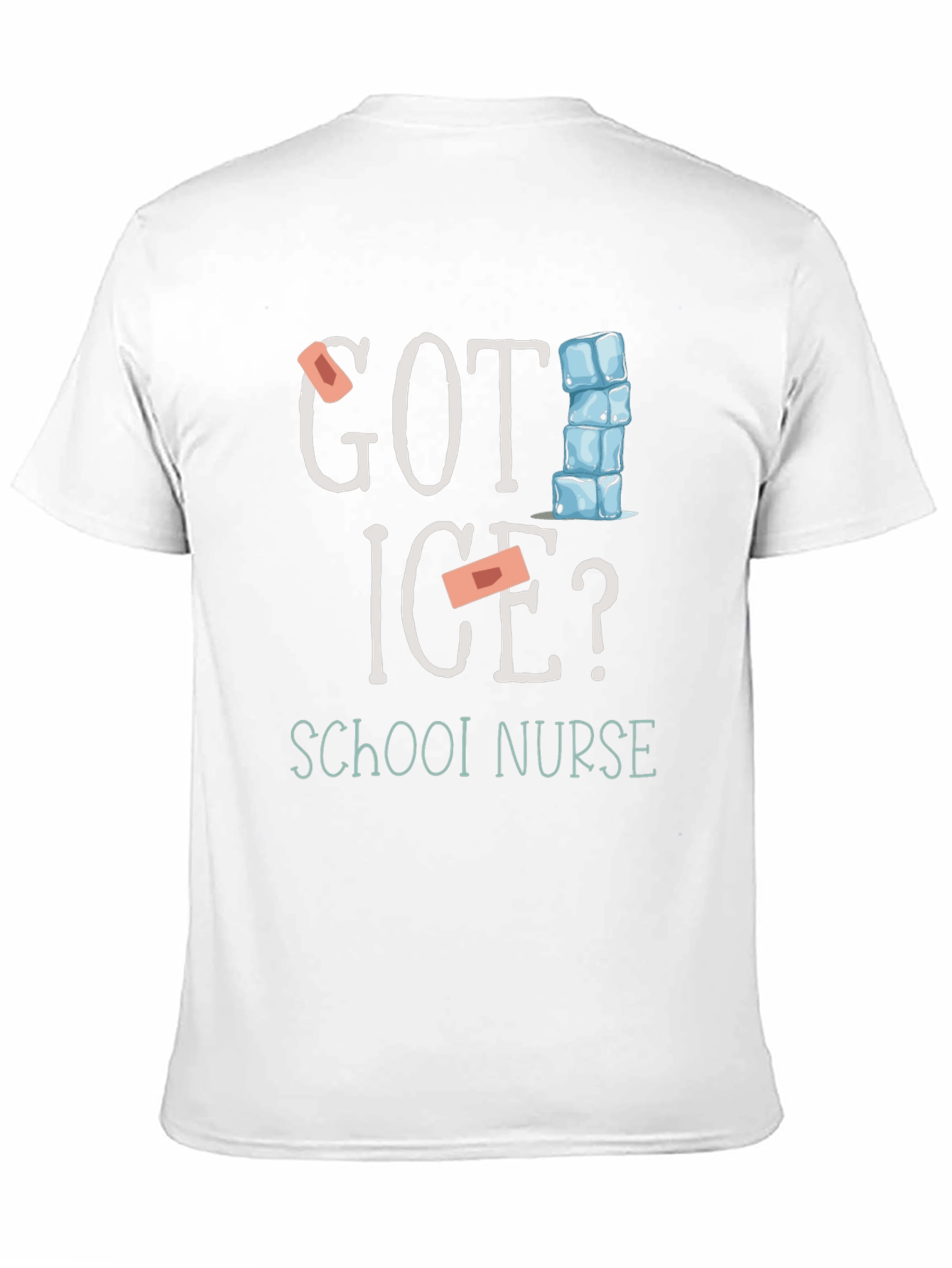 Got Ice? School Nurse Black T-Shirt