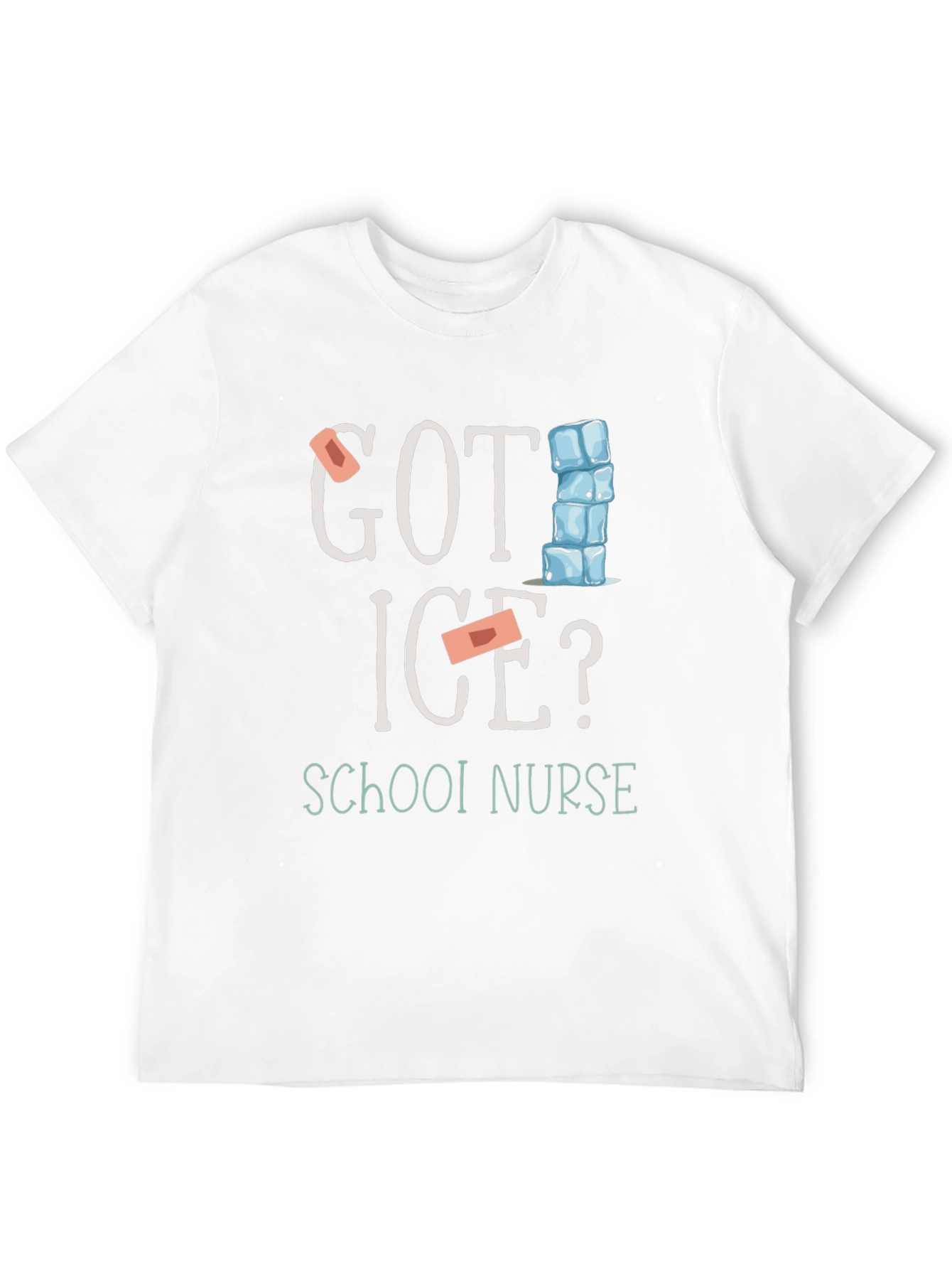 Got Ice? School Nurse Black T-Shirt