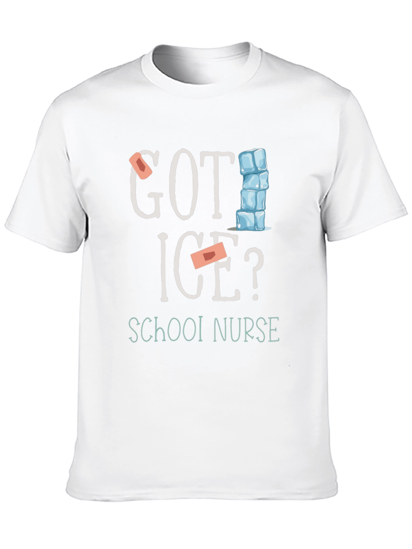 Got Ice? School Nurse Black T-Shirt