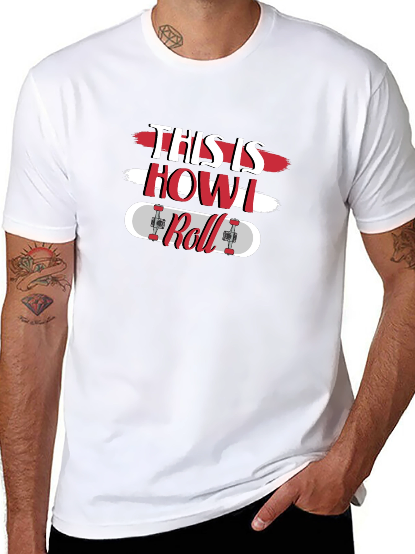 This is How I Roll Skateboard T-Shirt
