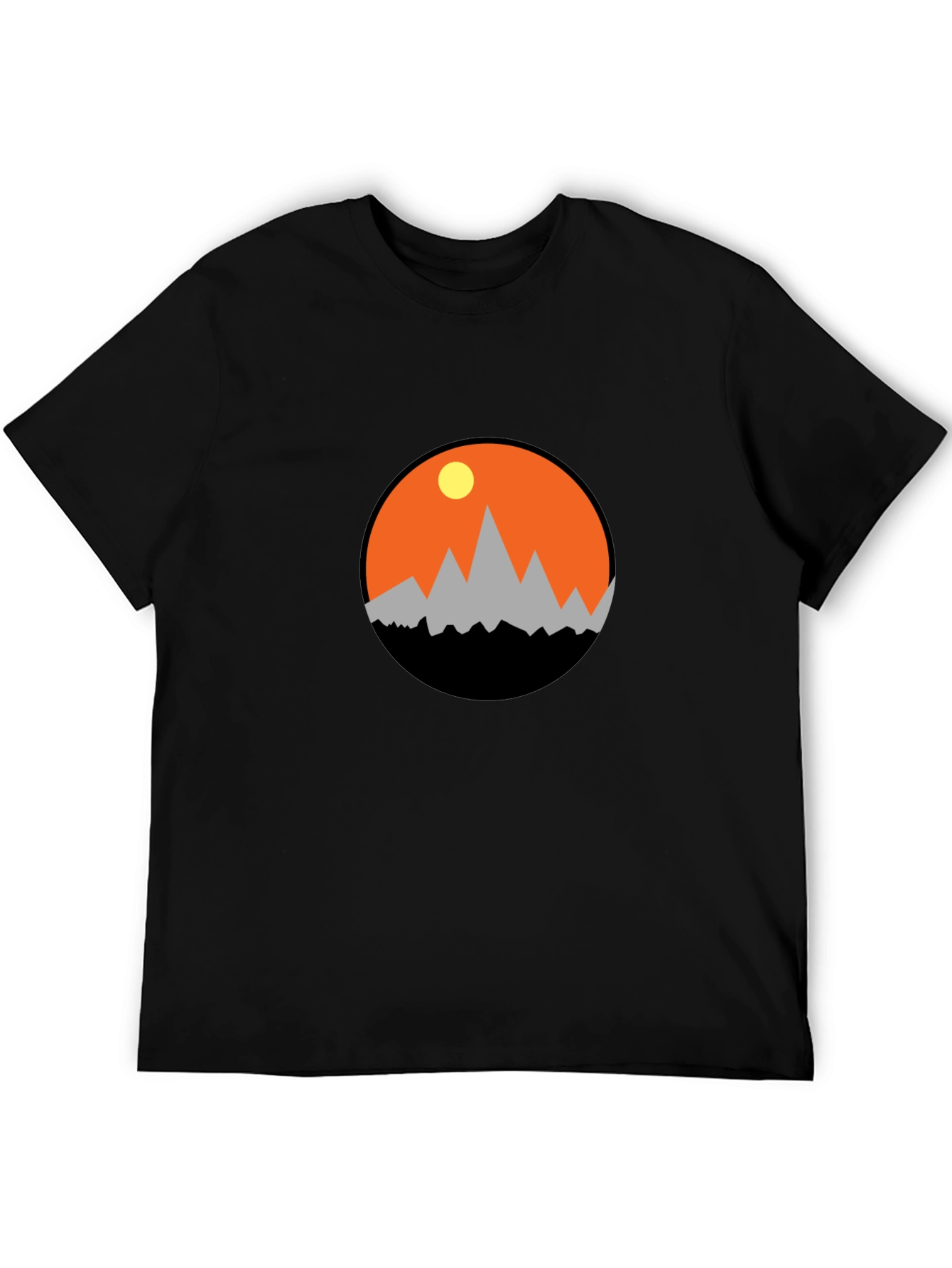 Mountain Sunset Graphic Tee - Adventure Awaits!