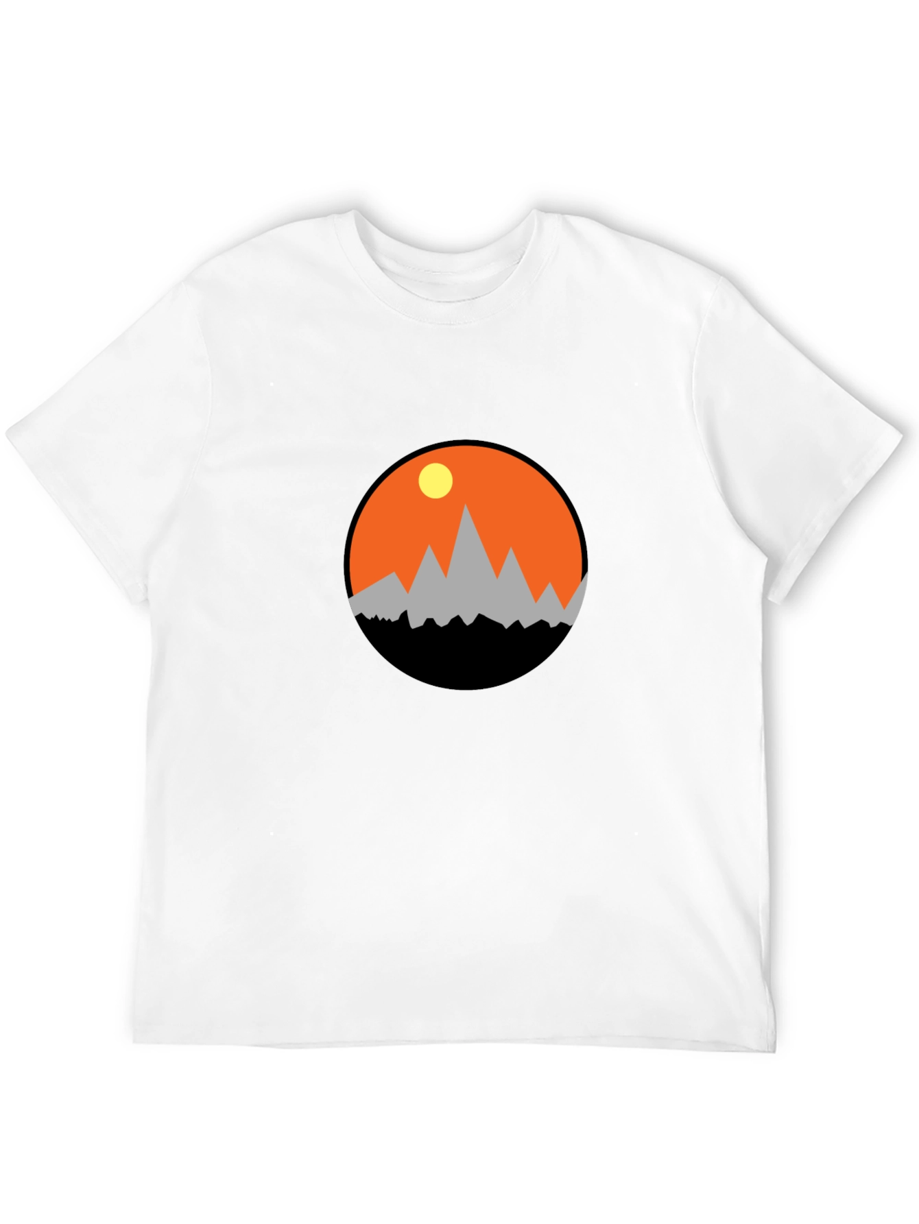 Mountain Sunset Graphic Tee - Adventure Awaits!