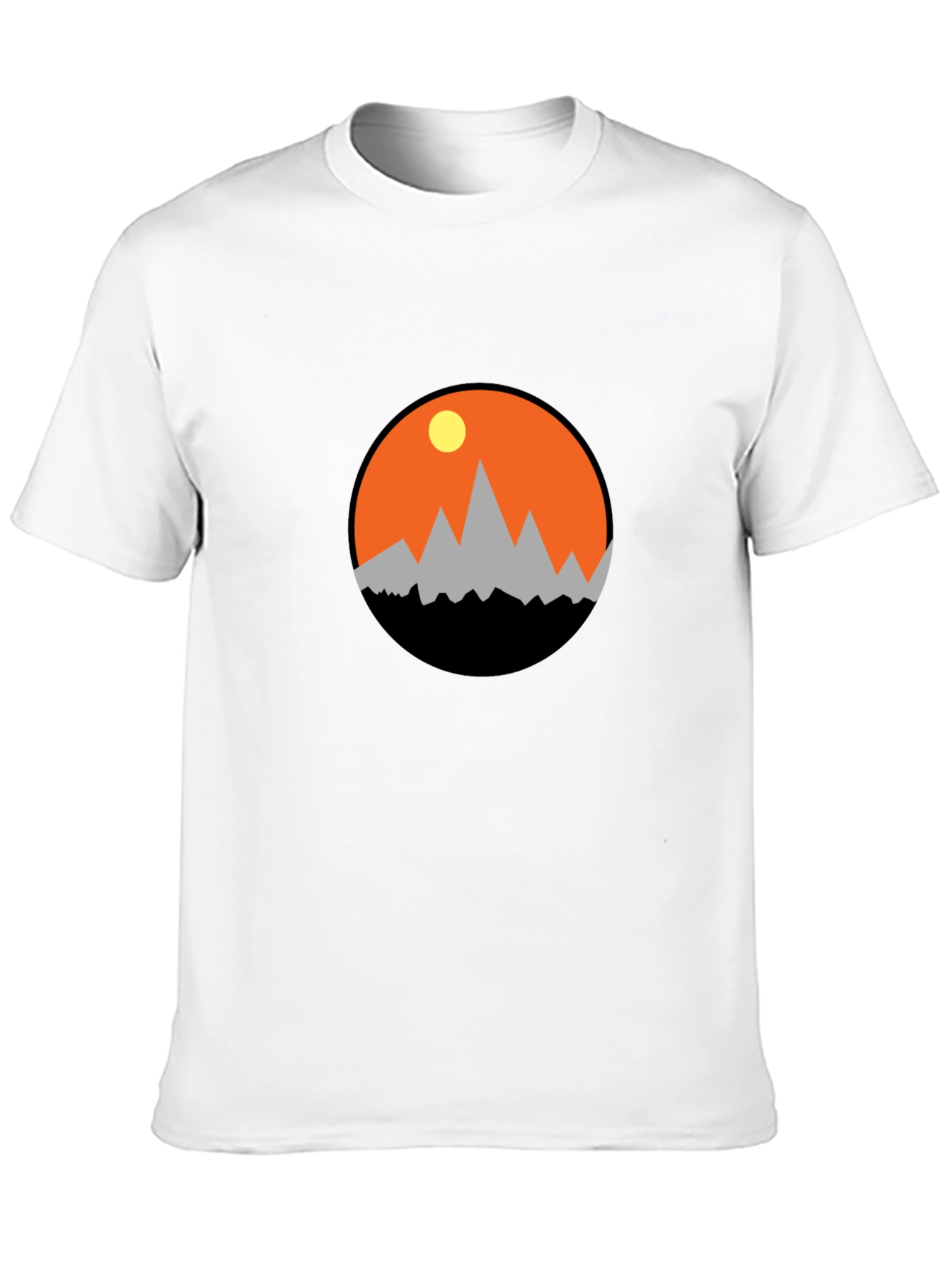 Mountain Sunset Graphic Tee - Adventure Awaits!