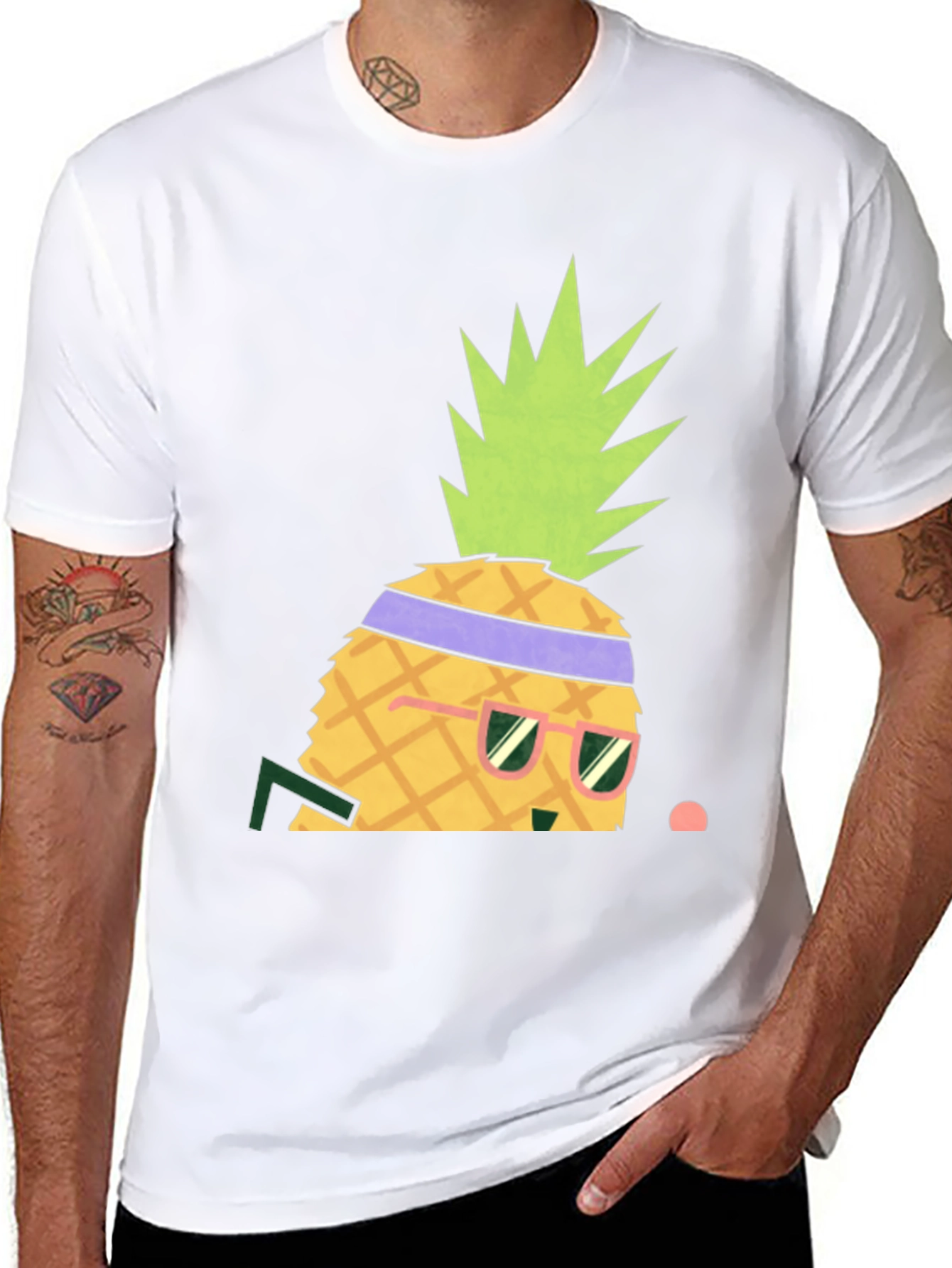 Pineapple Vibes Tee - Cool Graphic Print T-Shirt