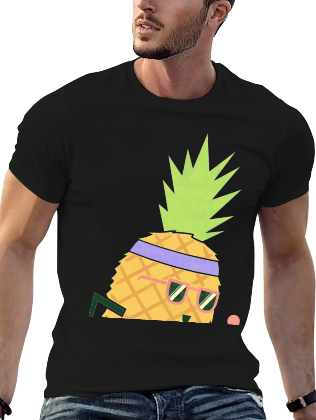 Pineapple Vibes Tee - Cool Graphic Print T-Shirt