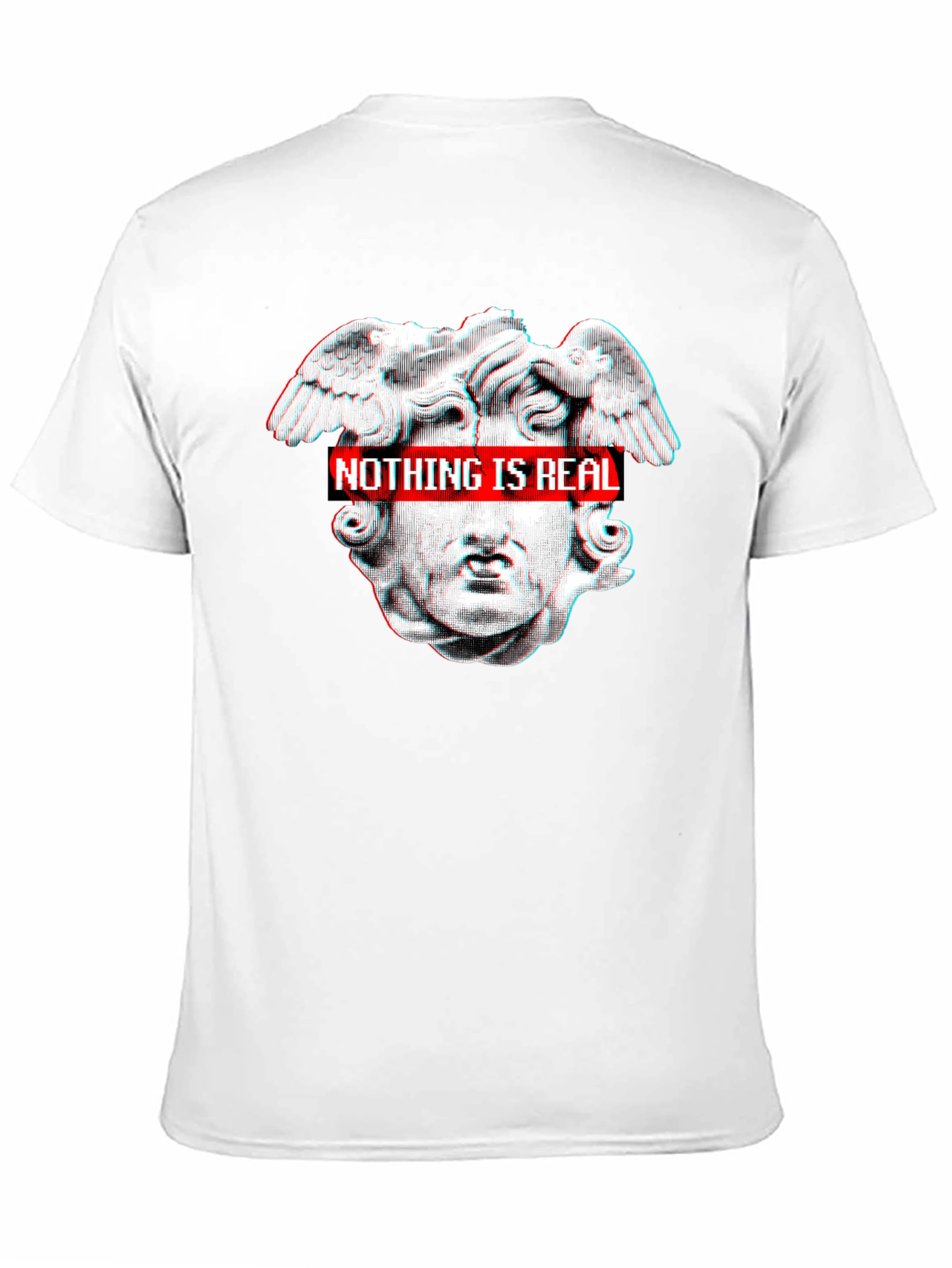 Nothing Is Real Black Graphic Tee