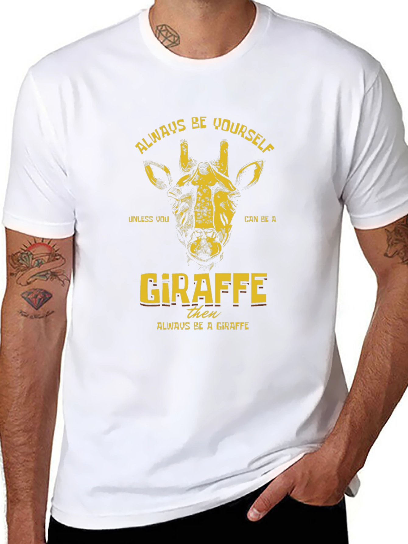 Always Be Yourself Giraffe T-Shirt