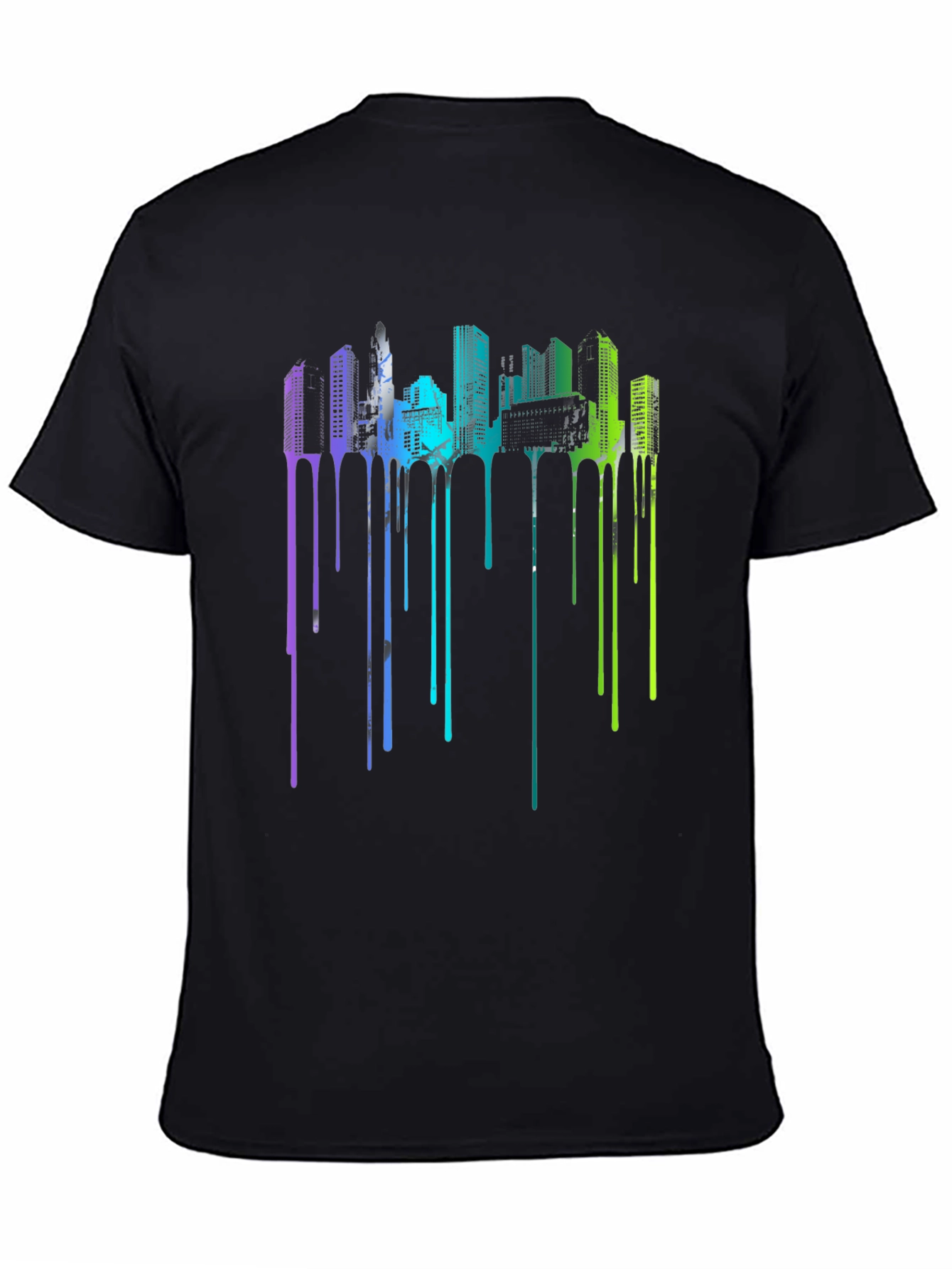 Urban Drip Tee - Cityscape Graphic T-Shirt