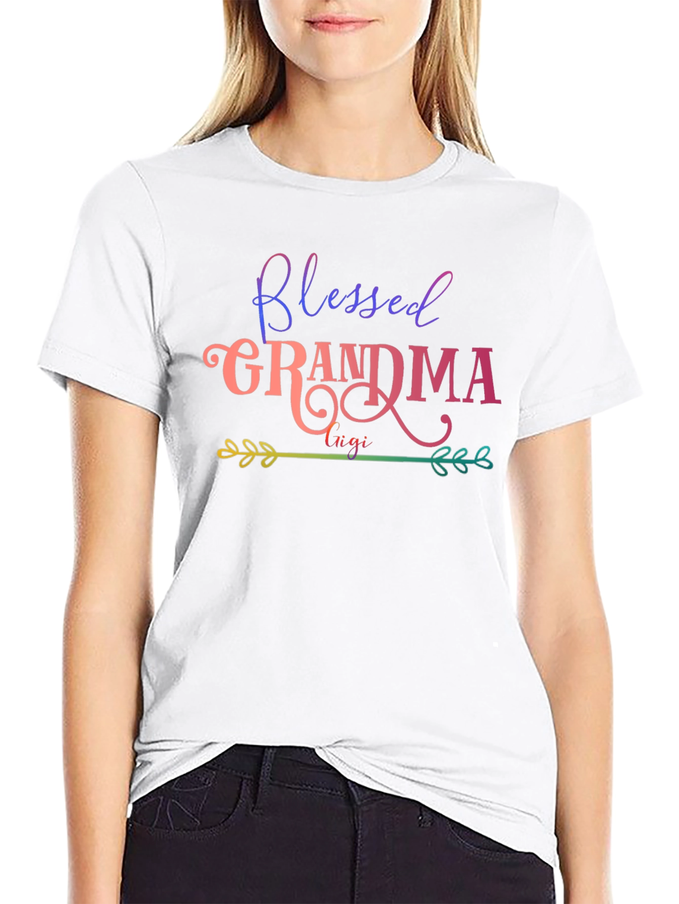 Blessed Grandma Gigi Graphic T-Shirt