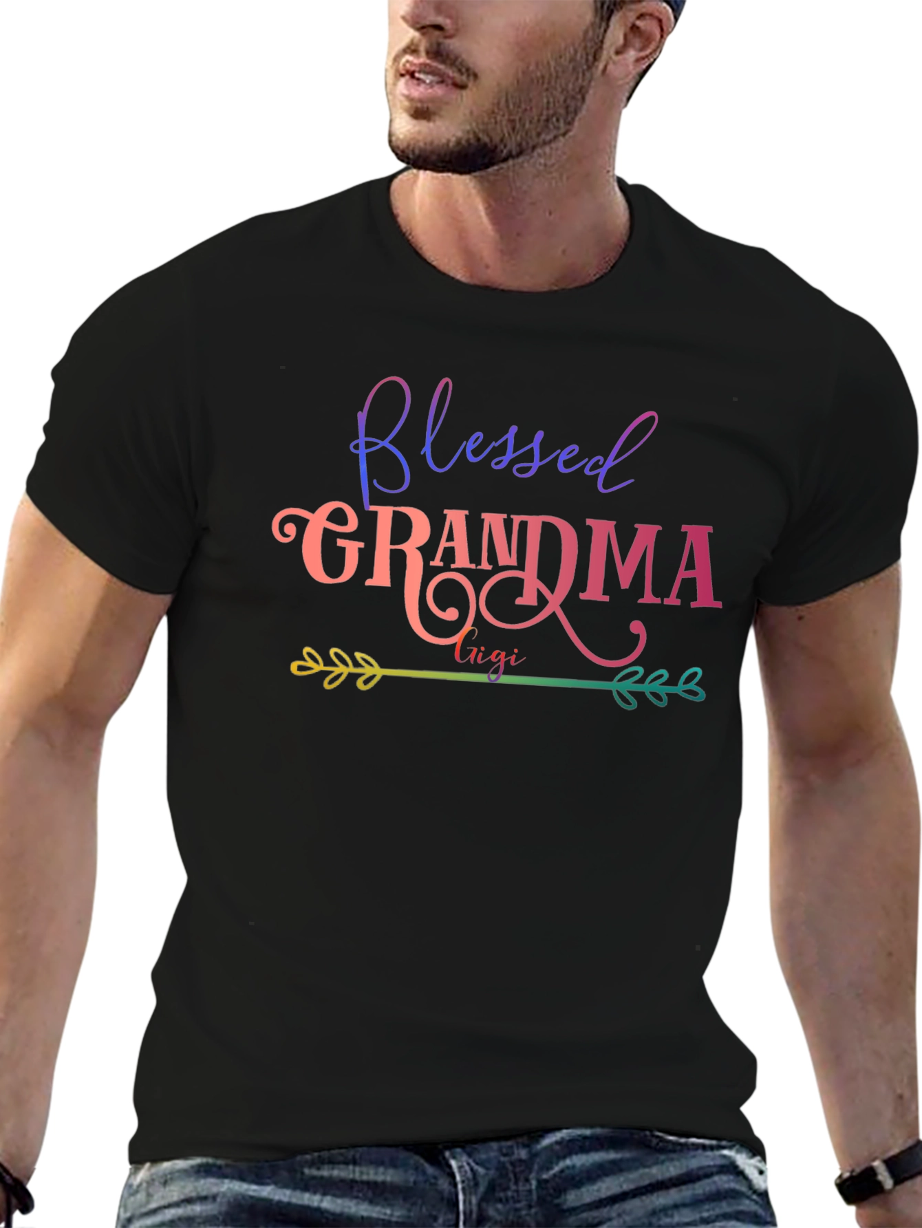 Blessed Grandma Gigi Graphic T-Shirt