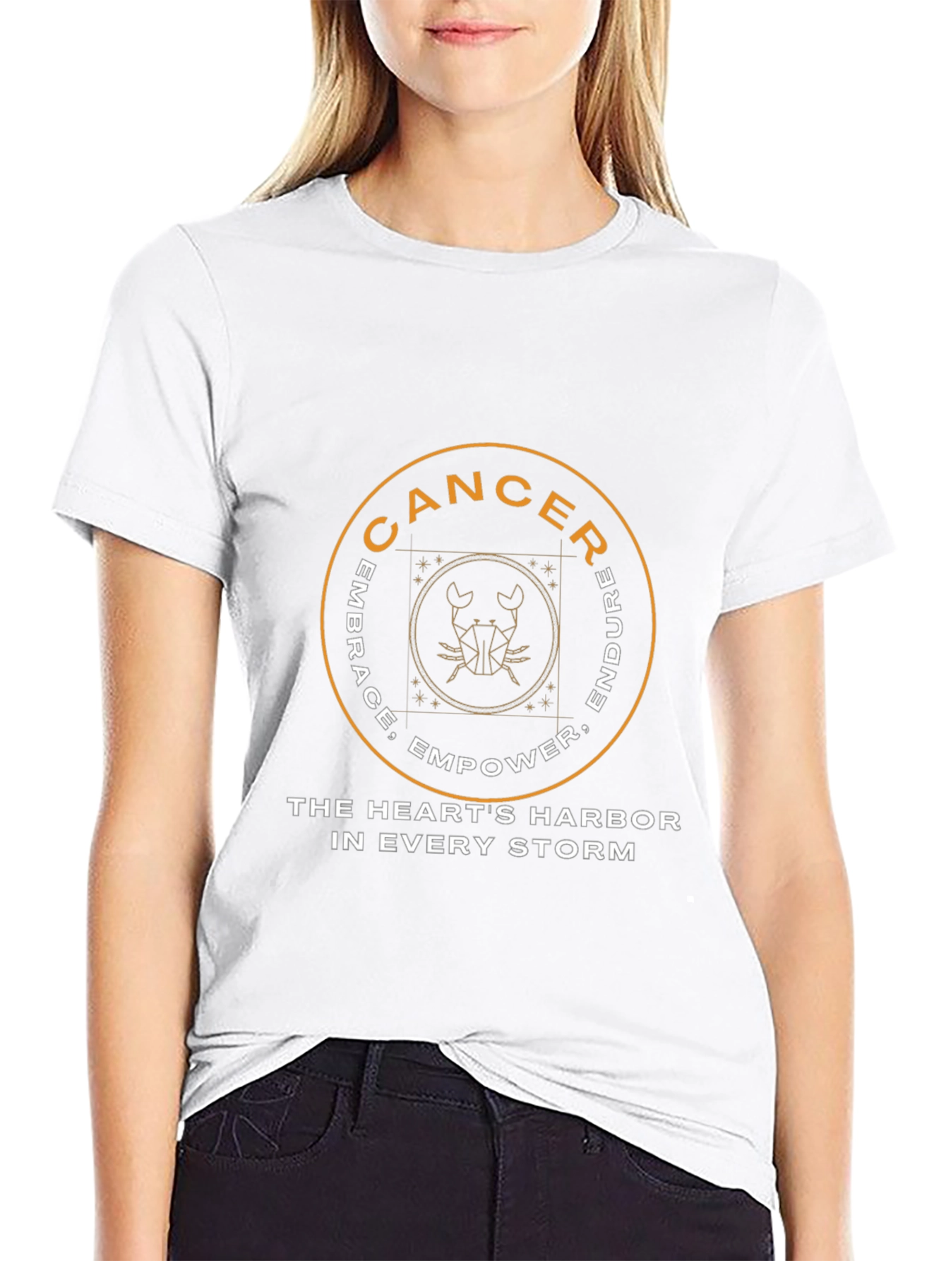 Cancer Zodiac T-Shirt: Embrace Empower Endure
