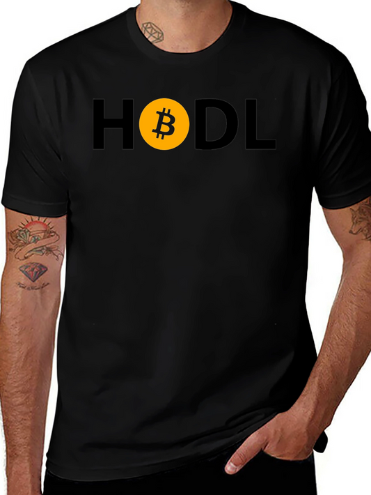 HODL Bitcoin Black T-Shirt - Crypto Currency