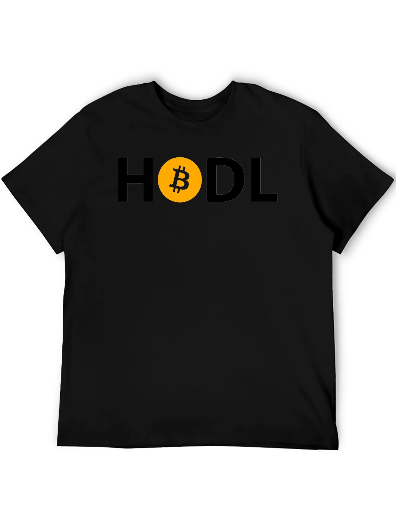 HODL Bitcoin Black T-Shirt - Crypto Currency