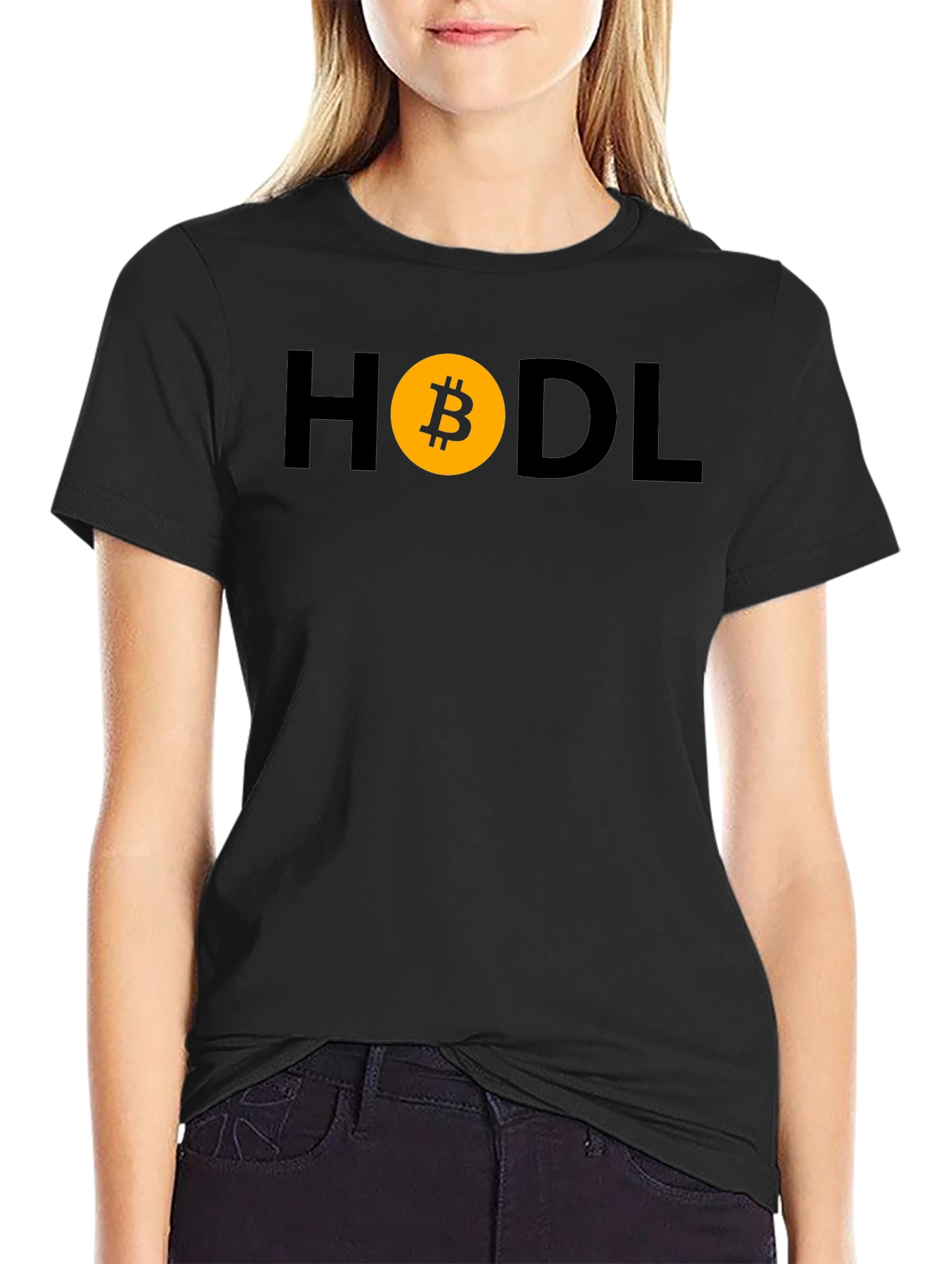 HODL Bitcoin Black T-Shirt - Crypto Currency